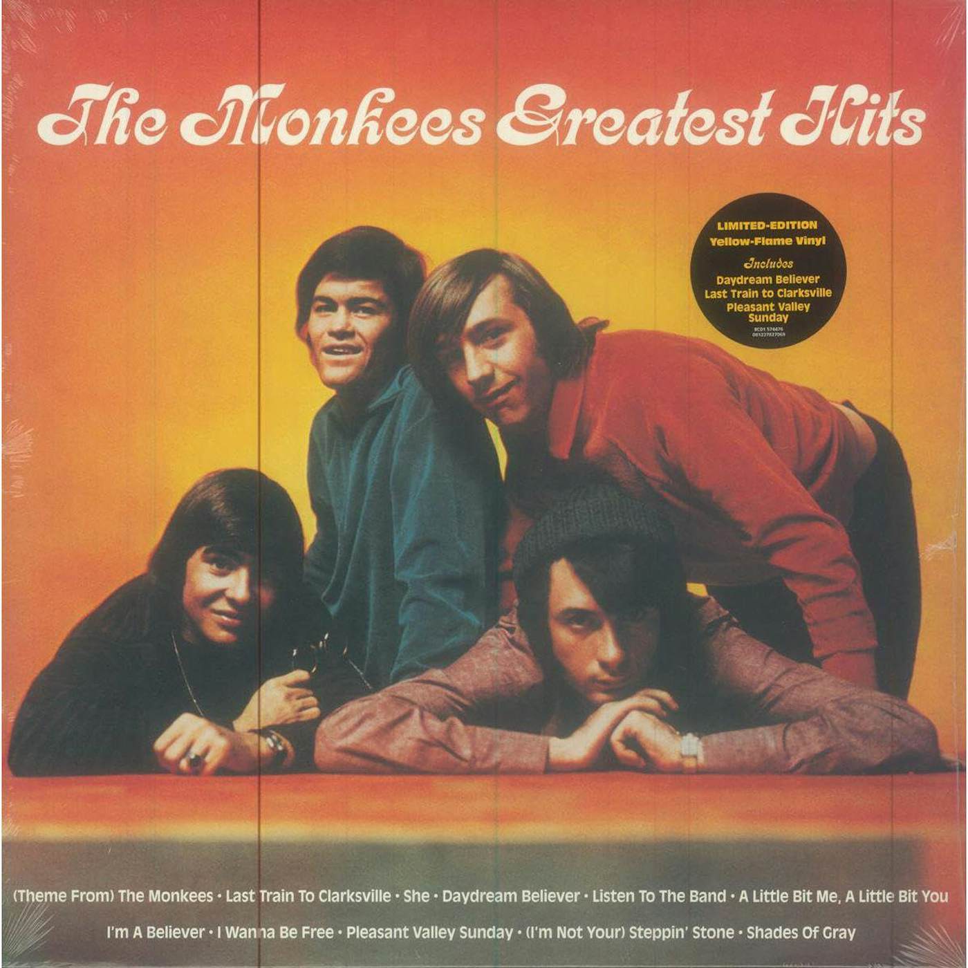 The Monkees Greatest Hits (Rocktober/Yellow) Vinyl Record