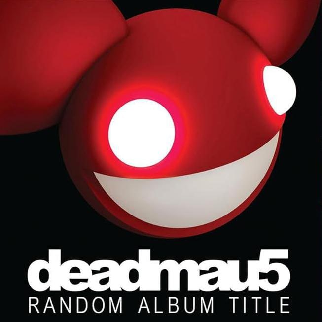 Deadmau5 Random Album Title (Red Translucent) Vinyl Record