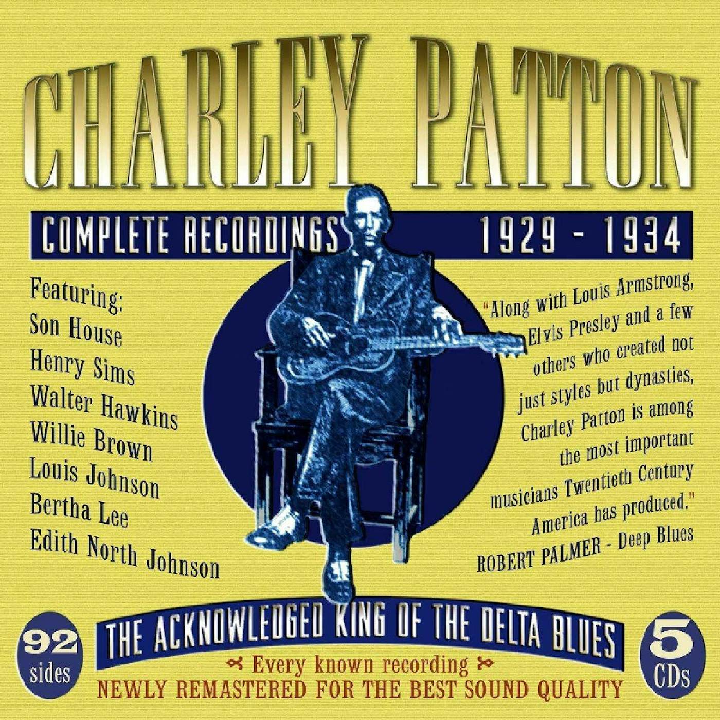 Charley Patton Complete Recordings 1929-34 (5-CD) Box Set