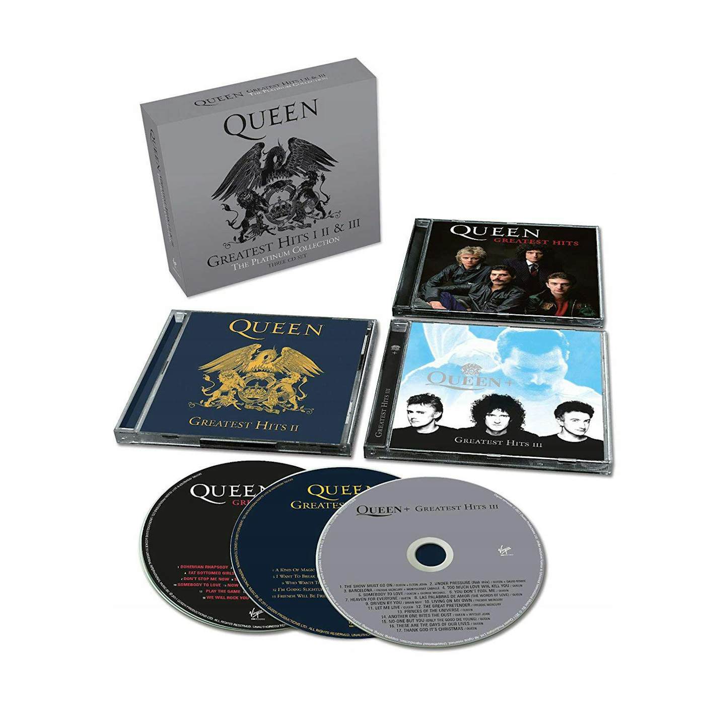 Queen Greatest Hits I II & III: The Platinum Collection CD Box Set