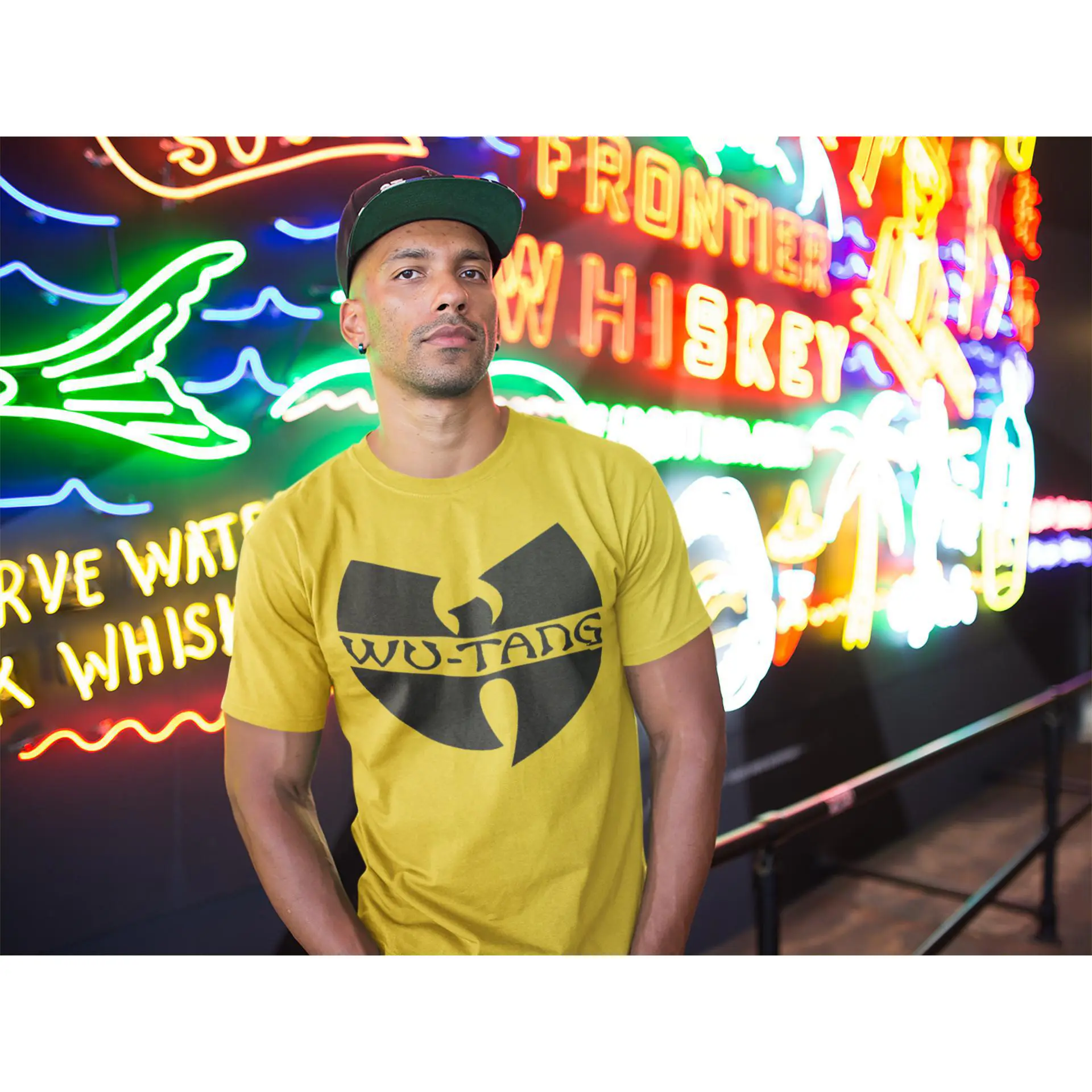 Débardeur Wu-Tang - Logo Classique Du Clan - Coton Prérétréci Haut De Gamme