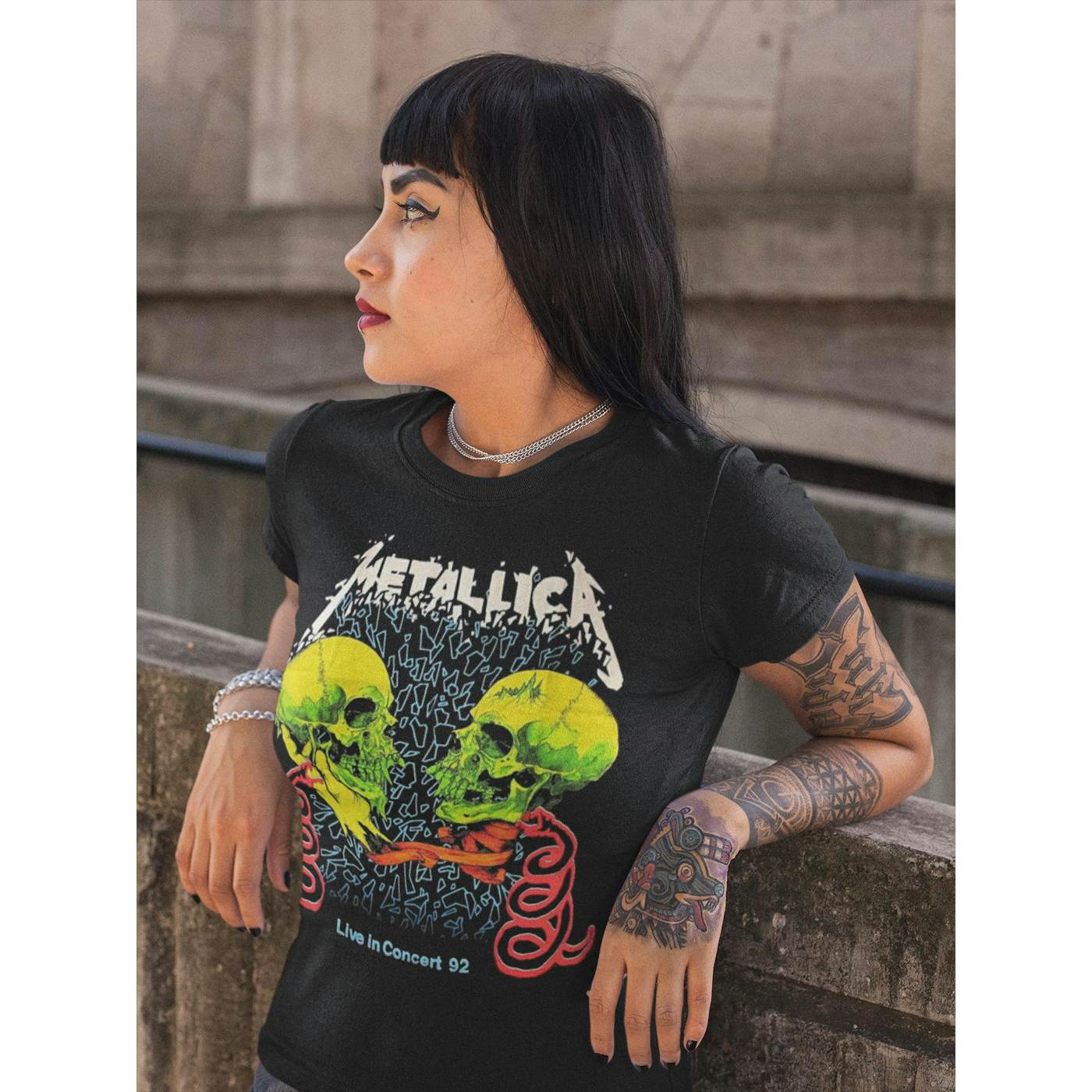 Metallica Skull Wherever I May Roam Merch, Metallica Band Metal