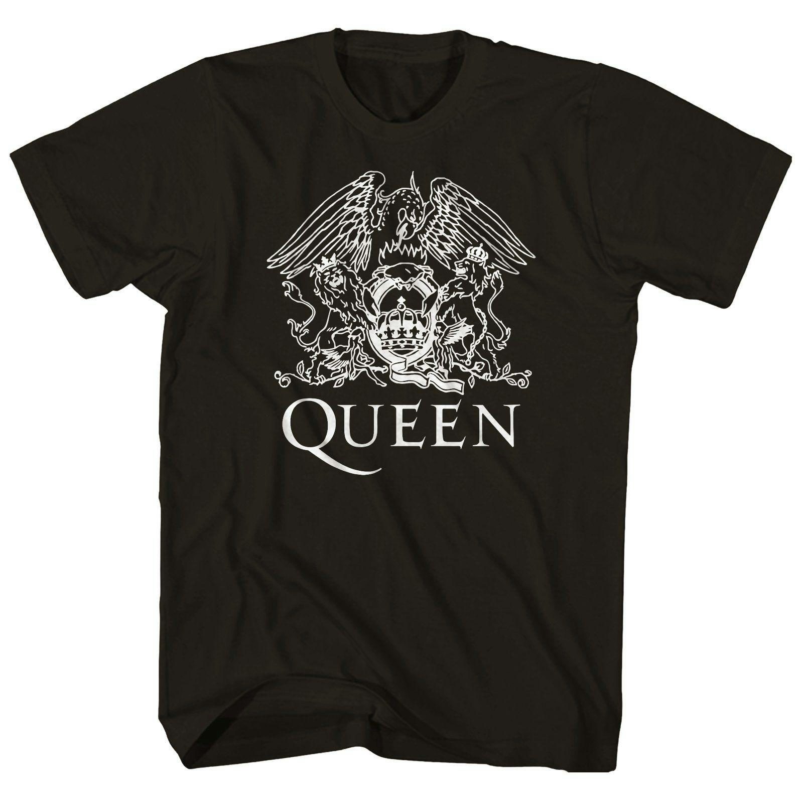 Queen TShirt Official Crest Logo Queen TShirt