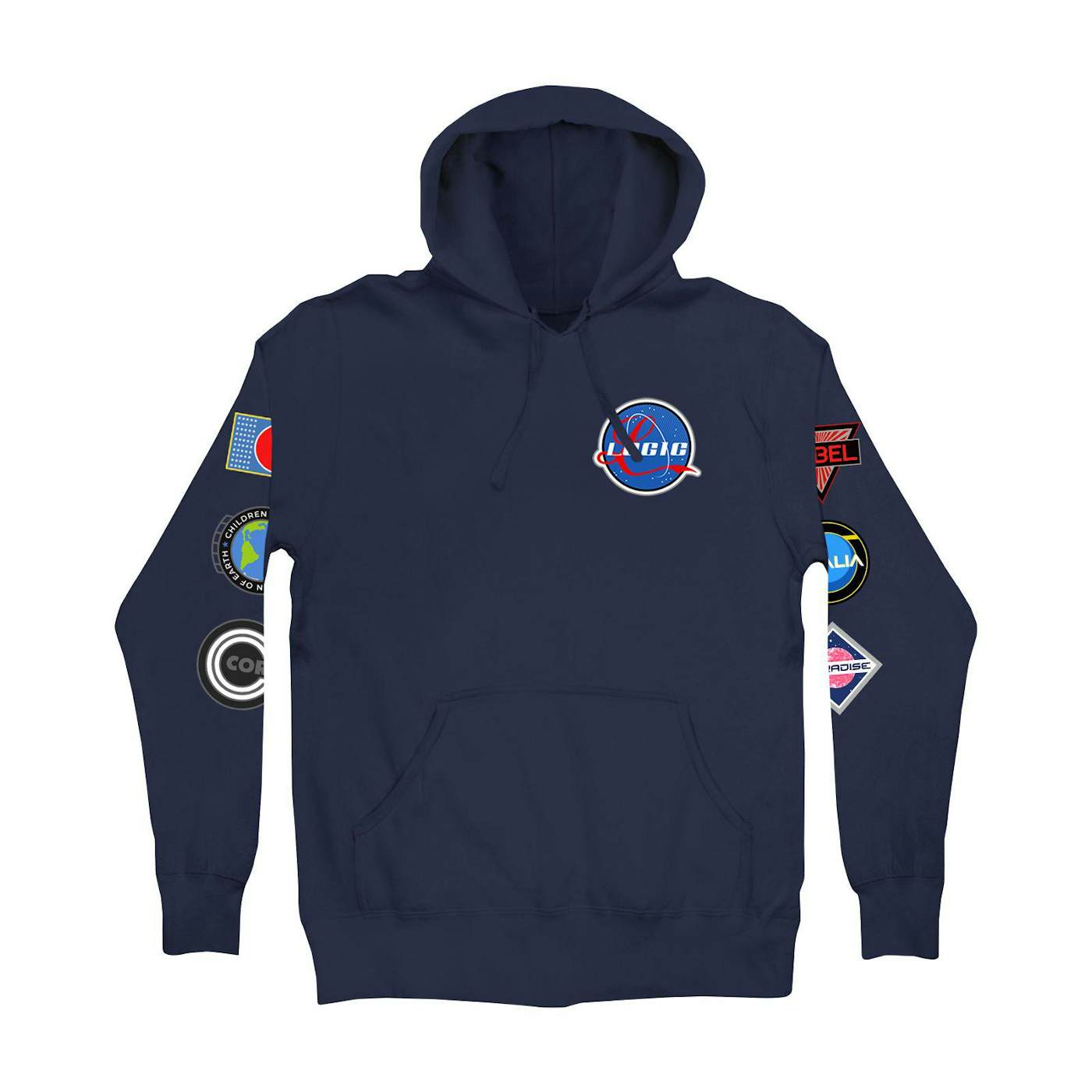Logic Hoodie | Space Patches NASA-Inspired Logo Logic Hoodie