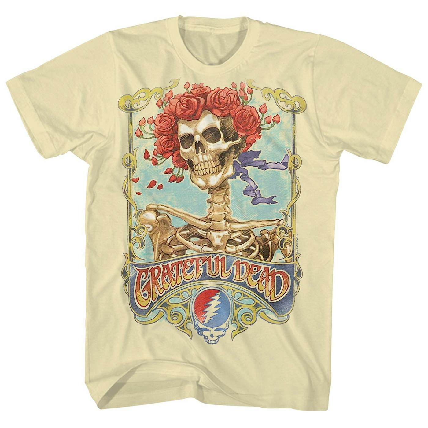 Grateful Dead Bertha Skeleton T-Shirt, Collectible