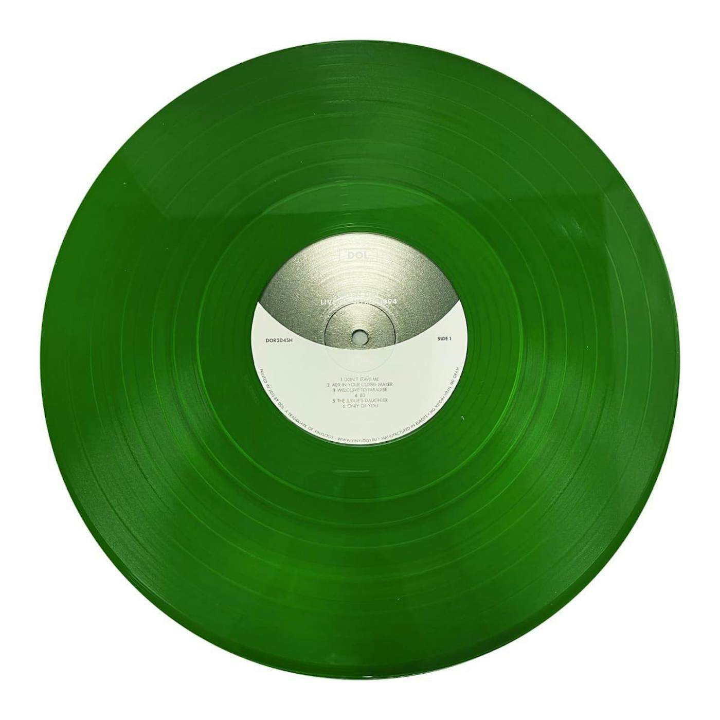 Green Day Live on Green Vinyl LP