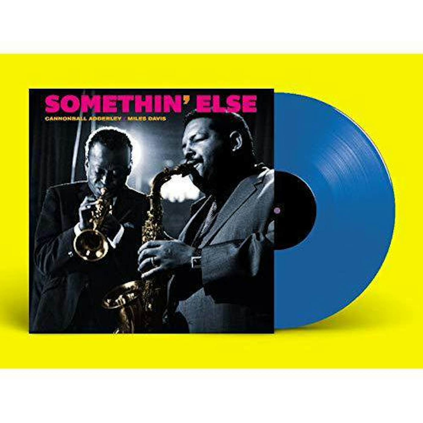Cannonball Adderley LP Vinyl Record - Somethin' Else (+1 Bonus Track) (Solid Blue Vinyl)