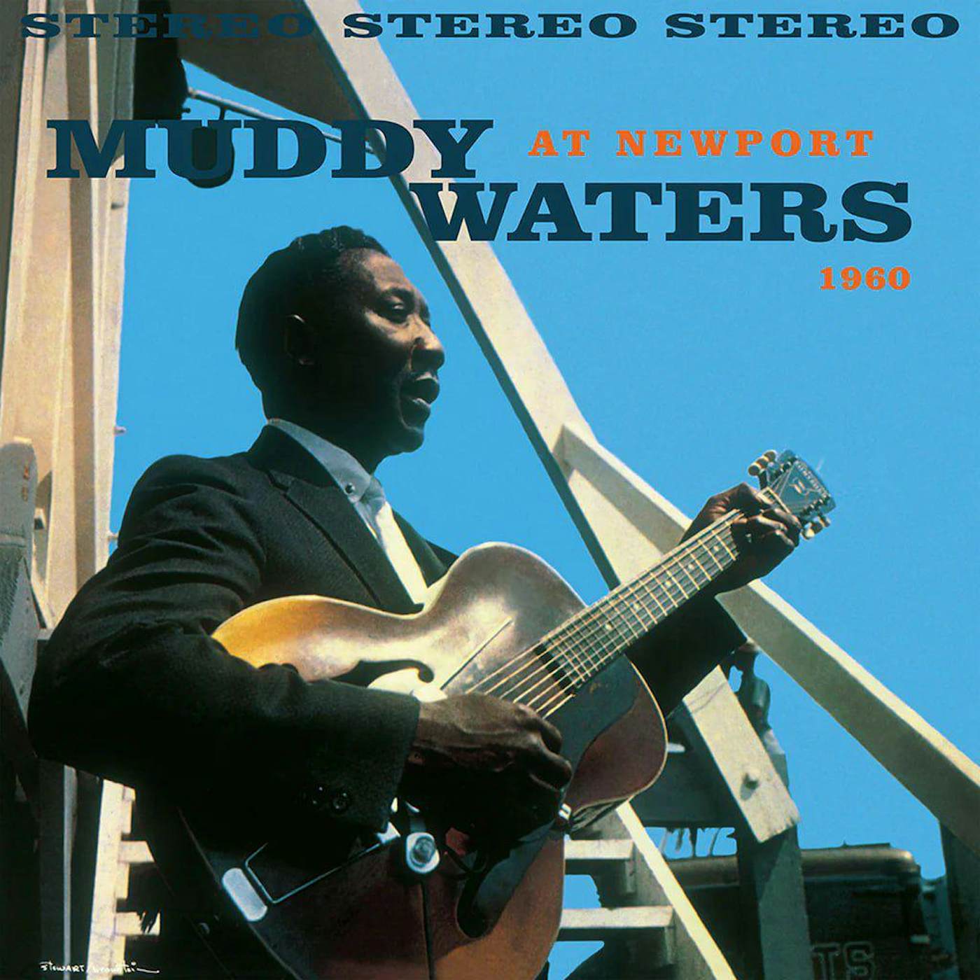 Muddy Waters At Newport 1960 (Cyan Blue) Vinyl Record 