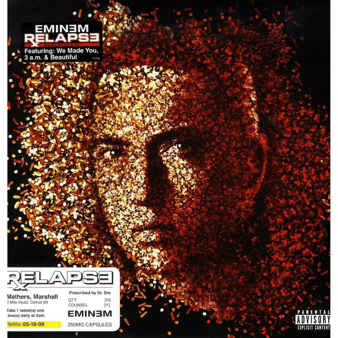 Eminem LP Vinyl Record - Relapse