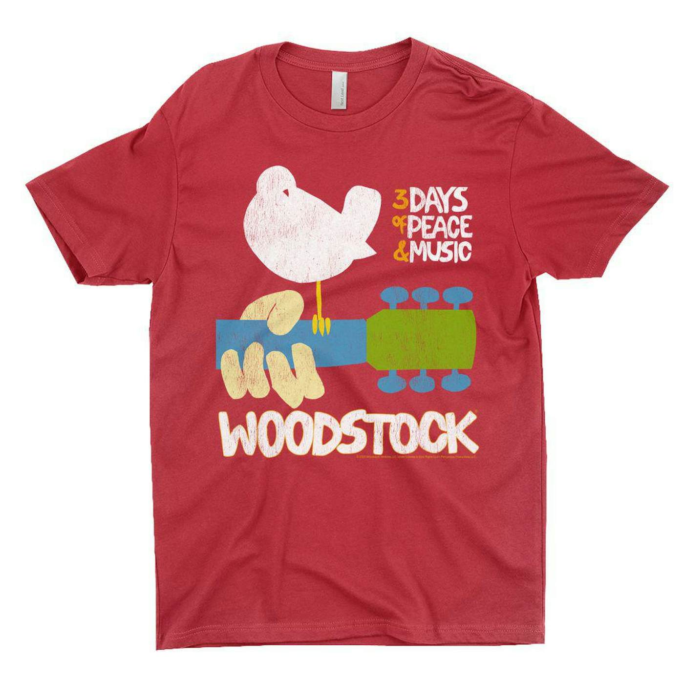 Woodstock T-Shirt | 3 Days Of Peace And Music Woodstock Shirt