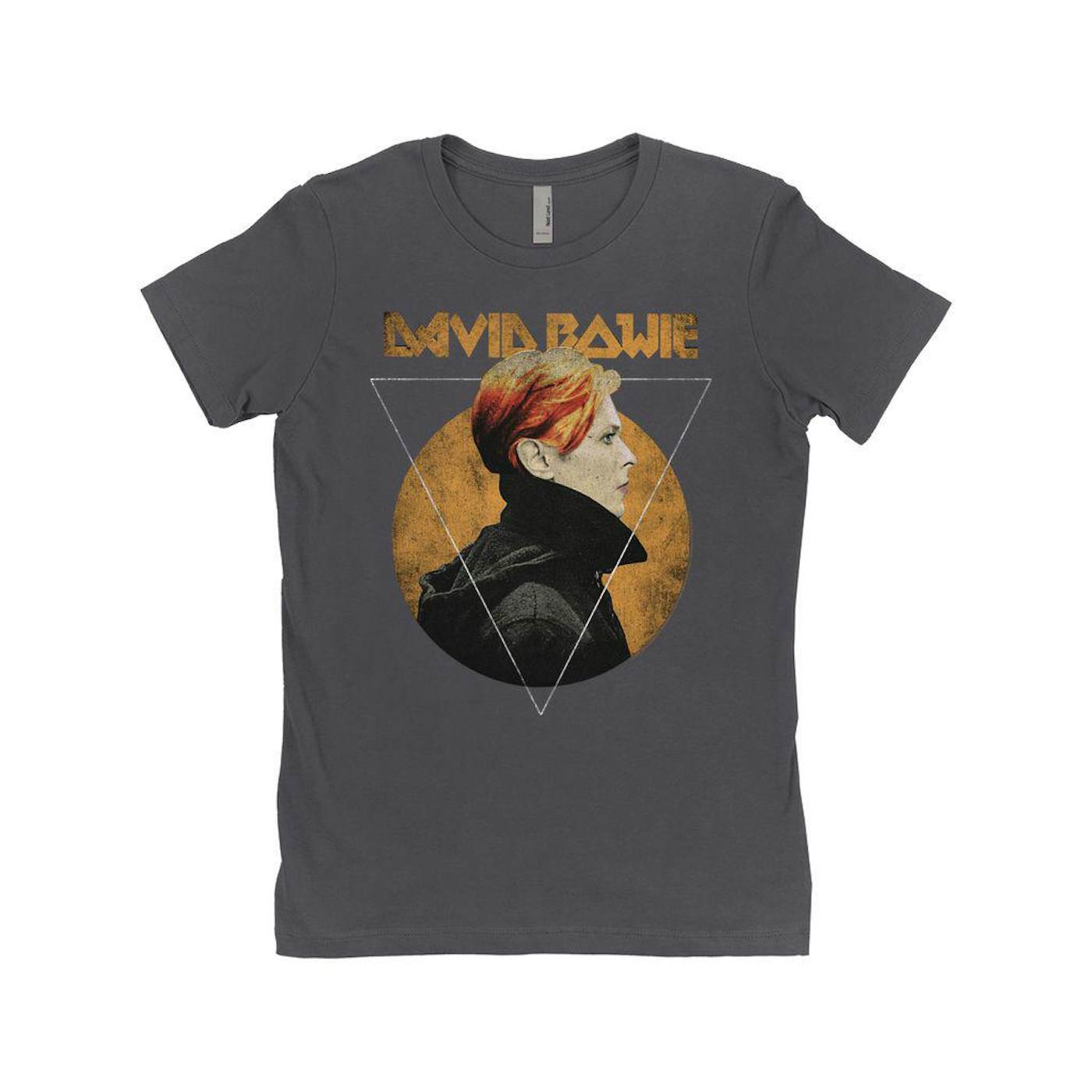 David Bowie Ladies' Boyfriend T-Shirt | Low Album Art Design Distressed David Bowie Shirt