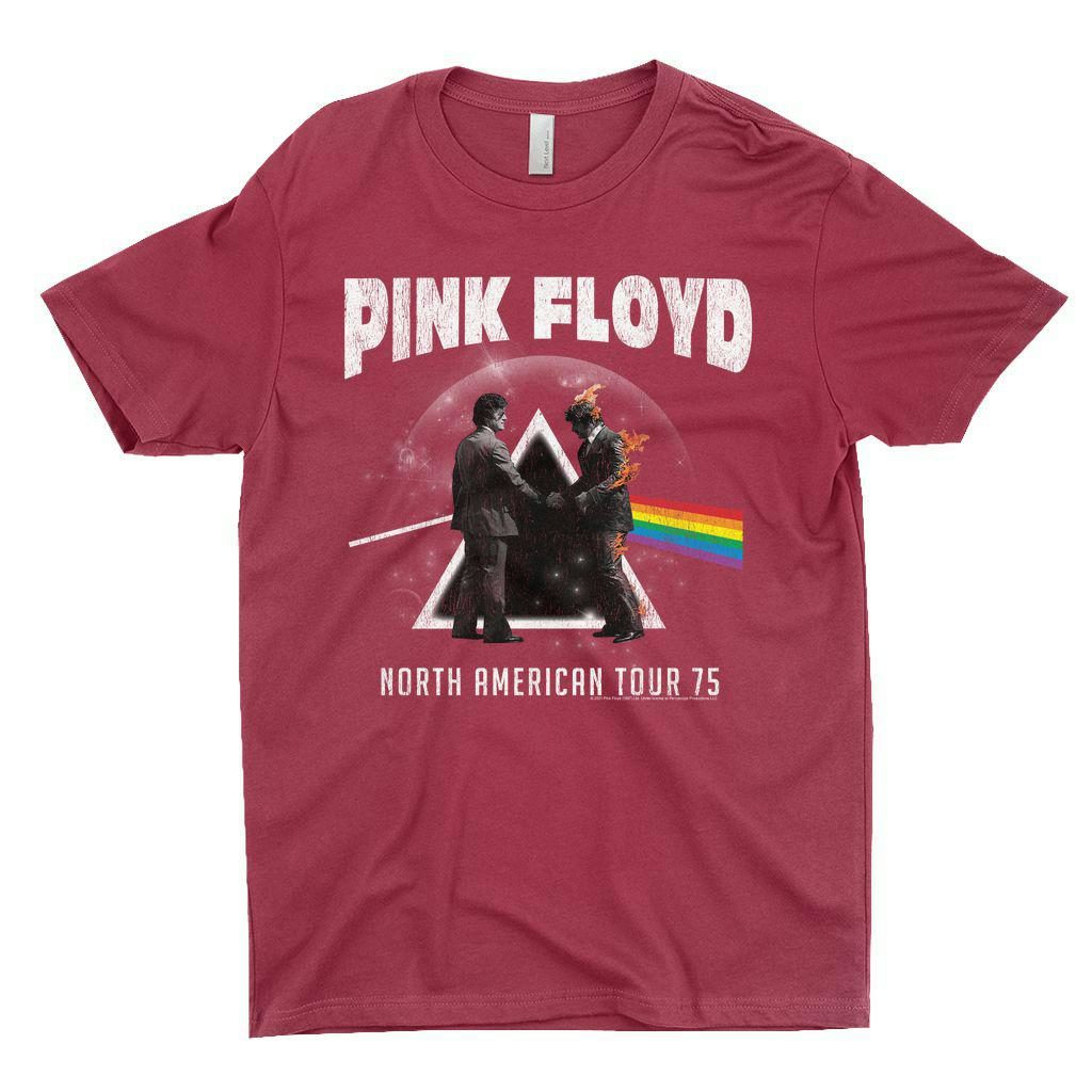 Pink Floyd T-Shirt | 1975 North American Tour Design Distressed Shirt  $35.00$24.95
