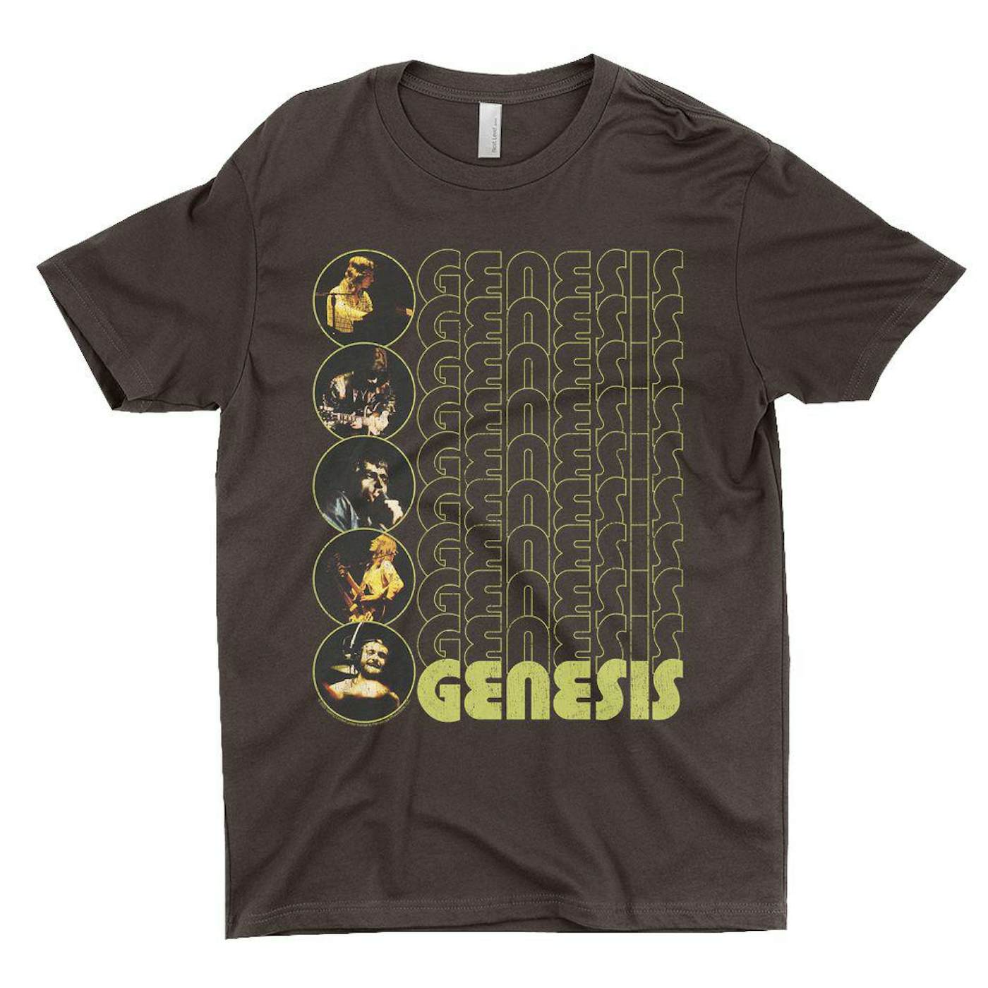 Genesis T-Shirt | The Carpet Crawlers Album Design Distressed Genesis Shirt