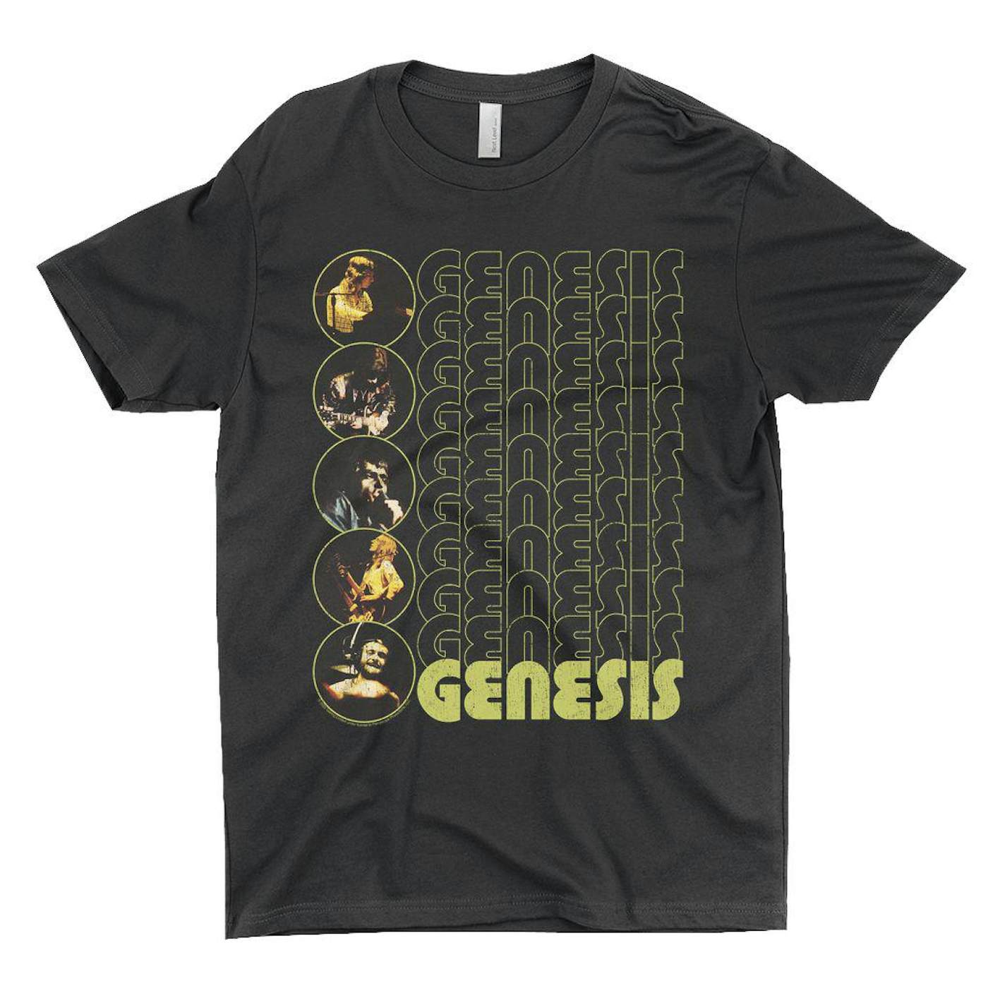 Genesis T-Shirt | The Carpet Crawlers Album Design Distressed Genesis Shirt