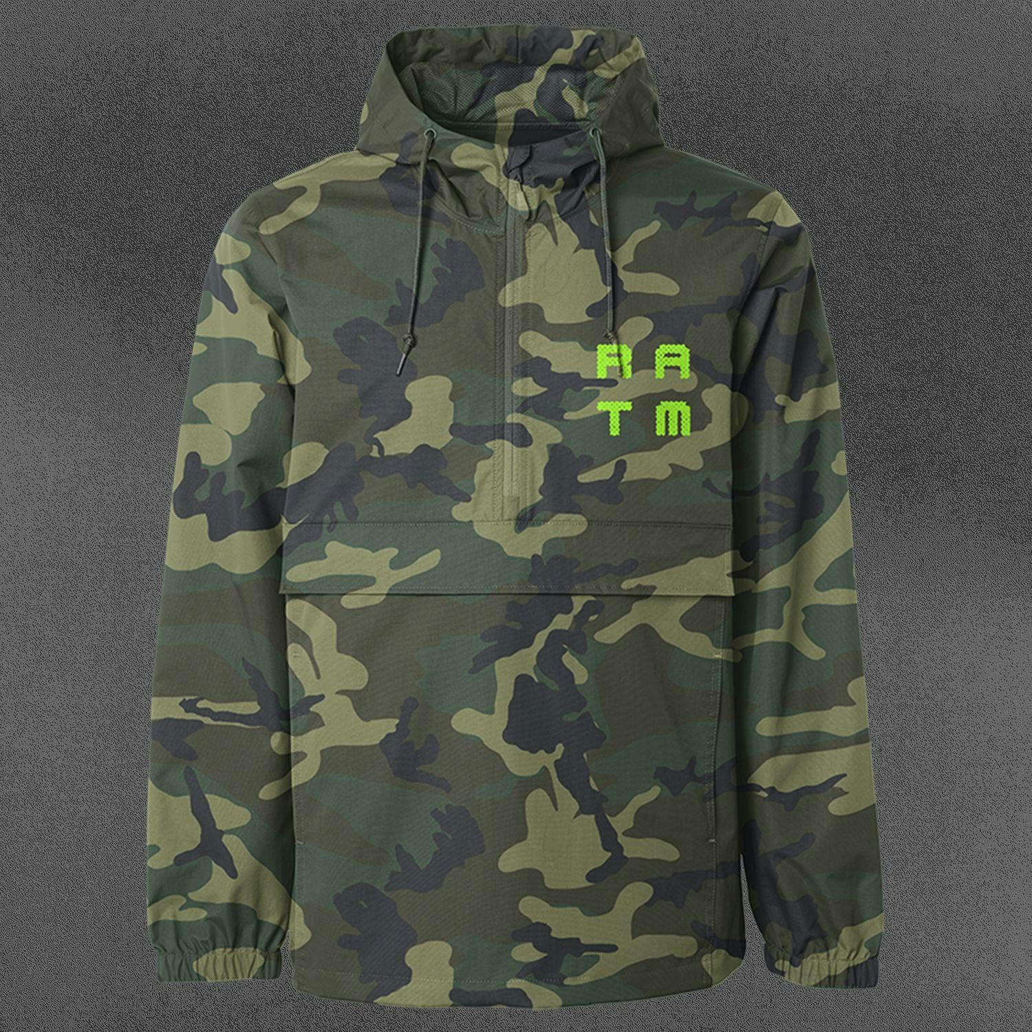 camo anorak jacket