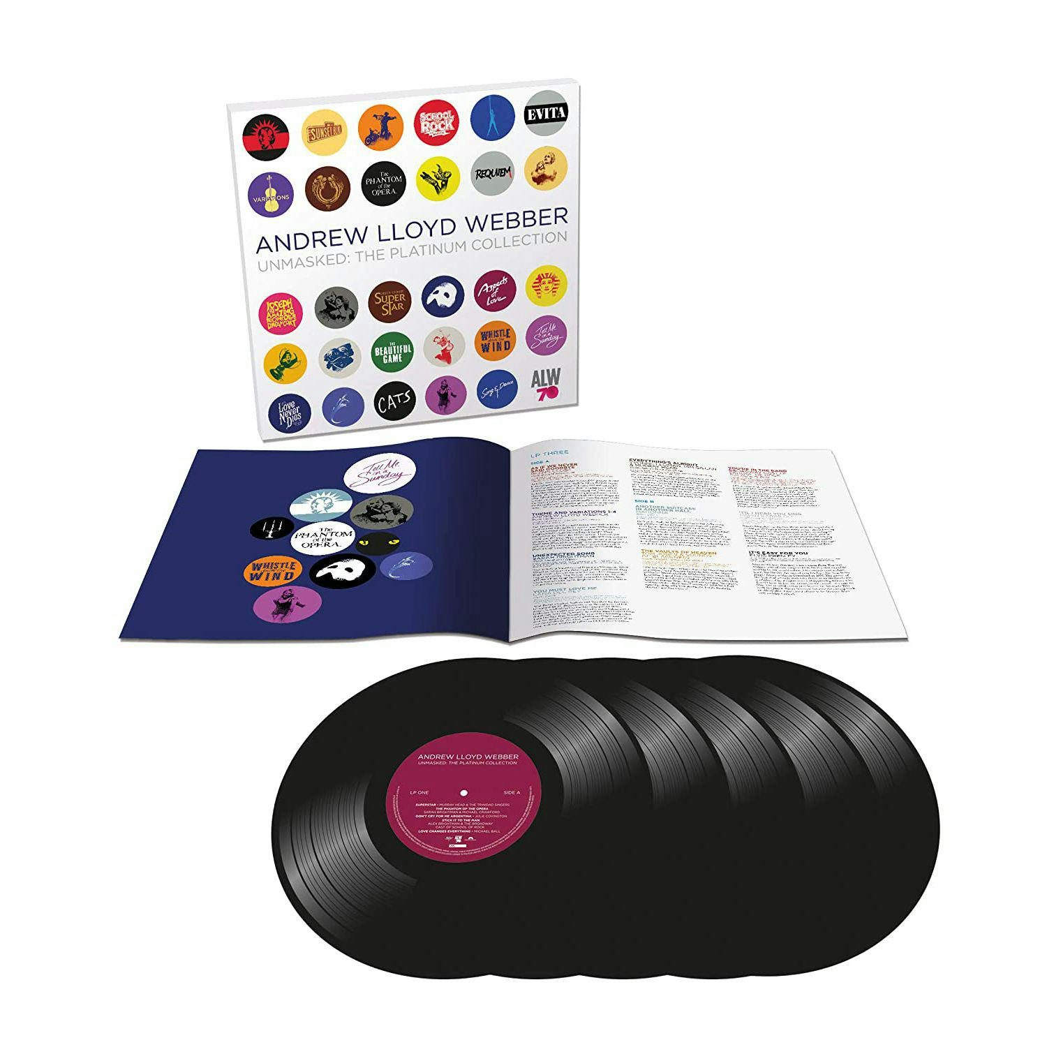 Andrew Lloyd Webber Unmasked: The Platinum Collection (5 LP) Box Set (Vinyl)