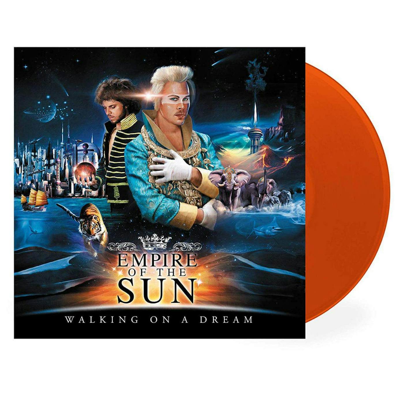 Empire of the Sun Walking On A Dream (Orange) Vinyl Record