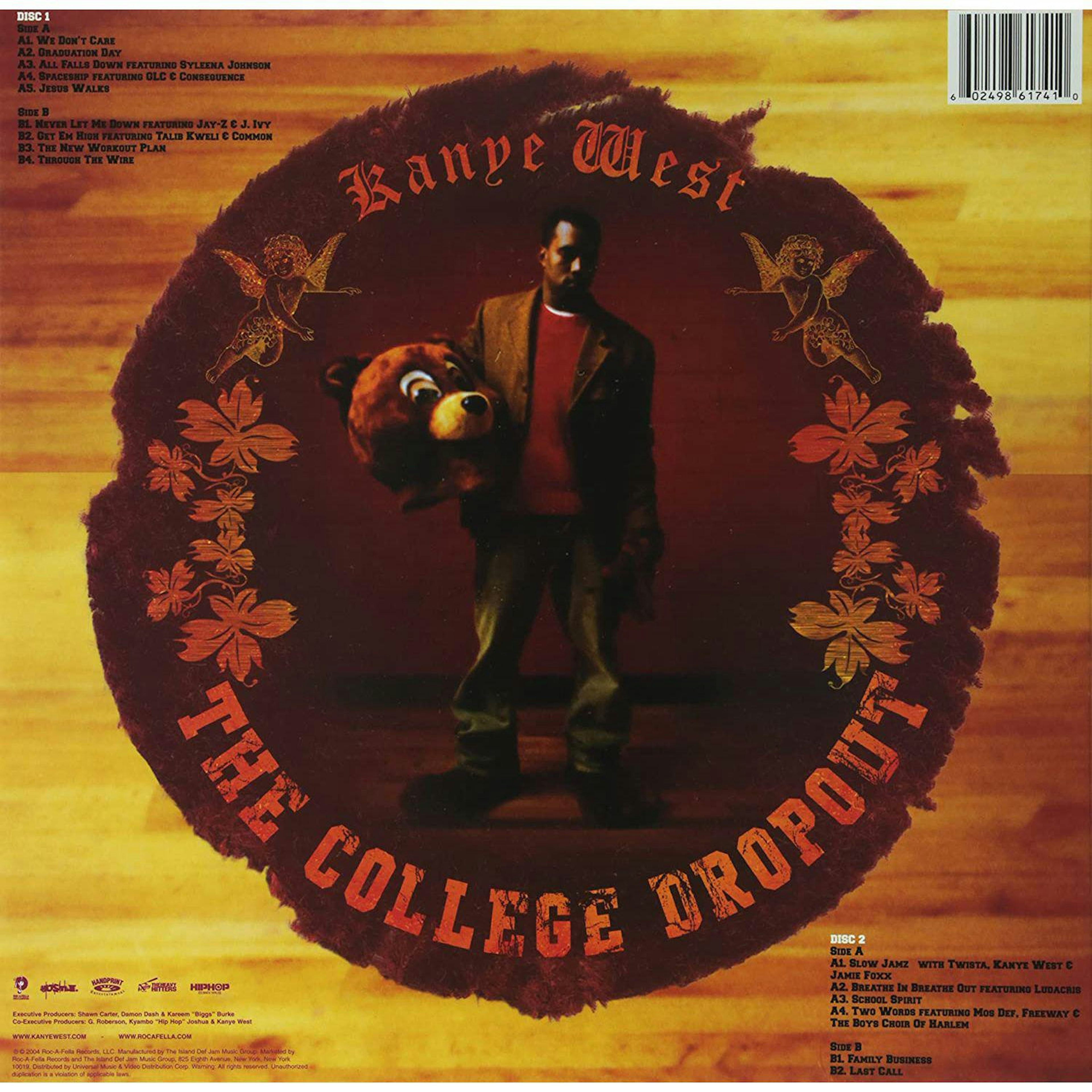 Kanye West College Dropout (2 LP) Vinyl Record