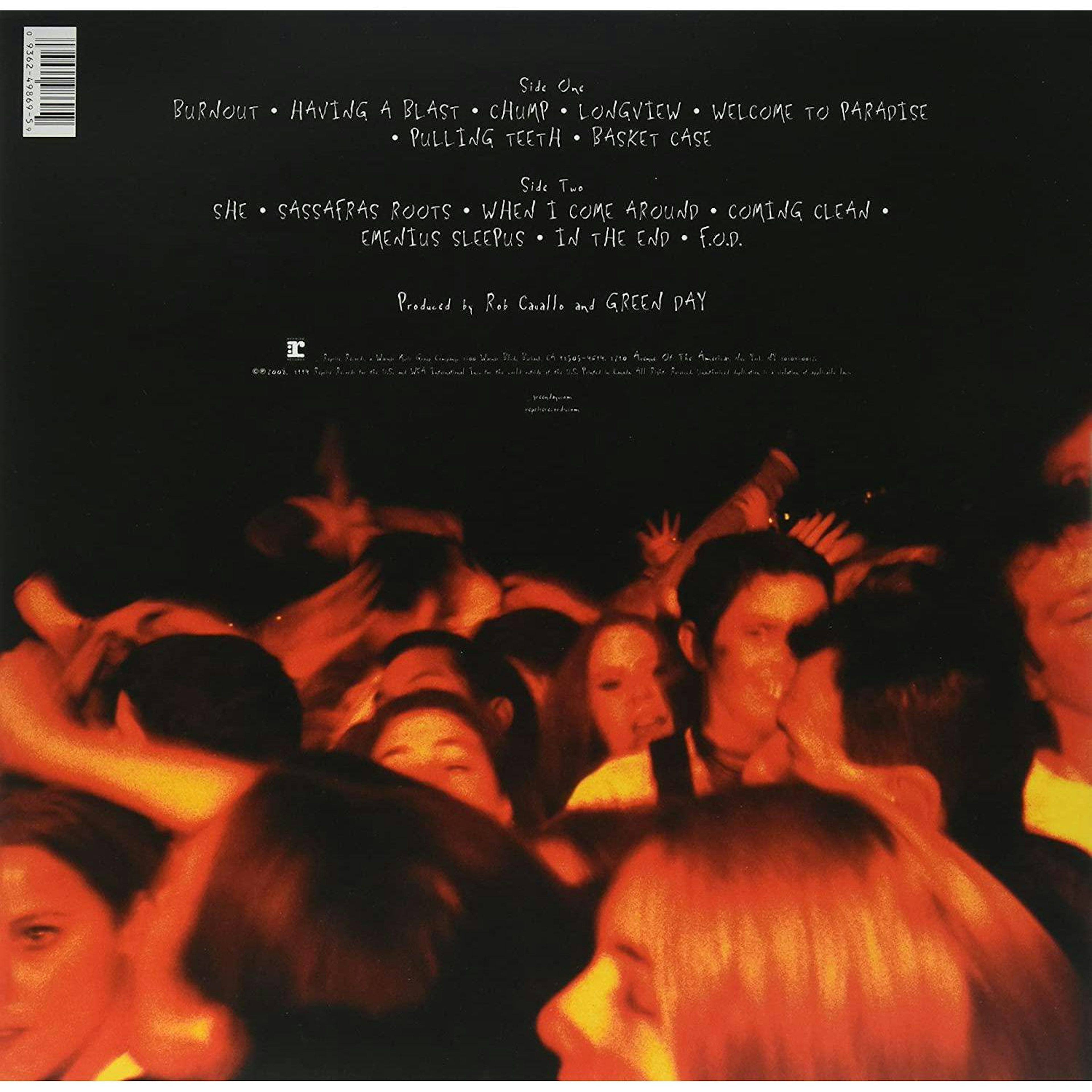 Green Day Dookie Vinyl Record