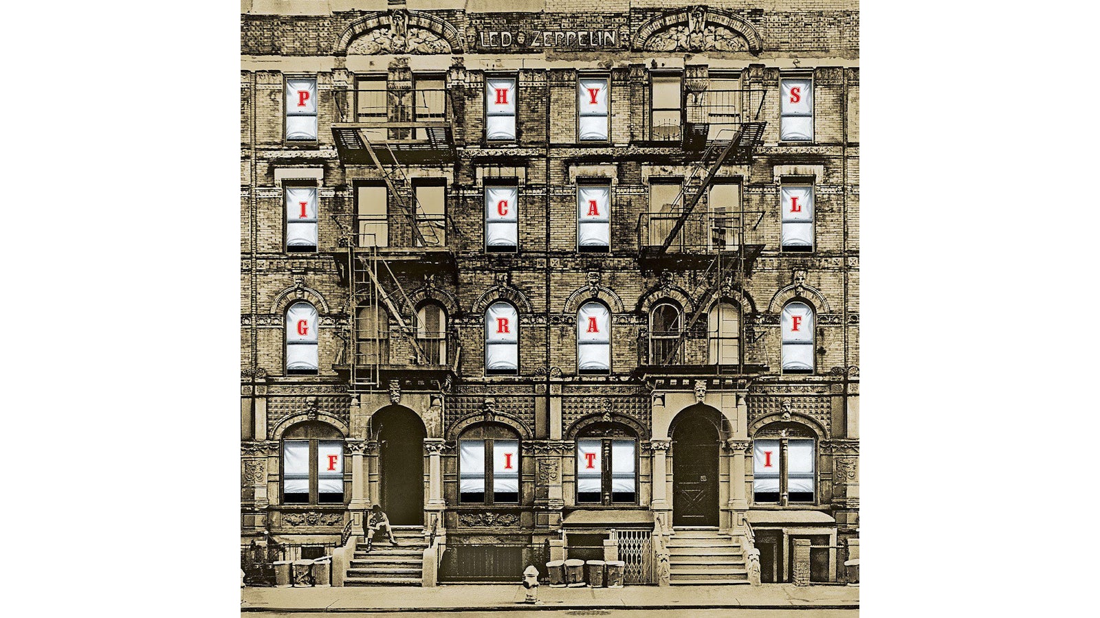Led zeppelin physical. Лед Зеппелин physical Graffiti. Led Zeppelin 1975. Led Zeppelin - physical Graffiti (1975) LP. Led Zeppelin physical Graffiti обложка.