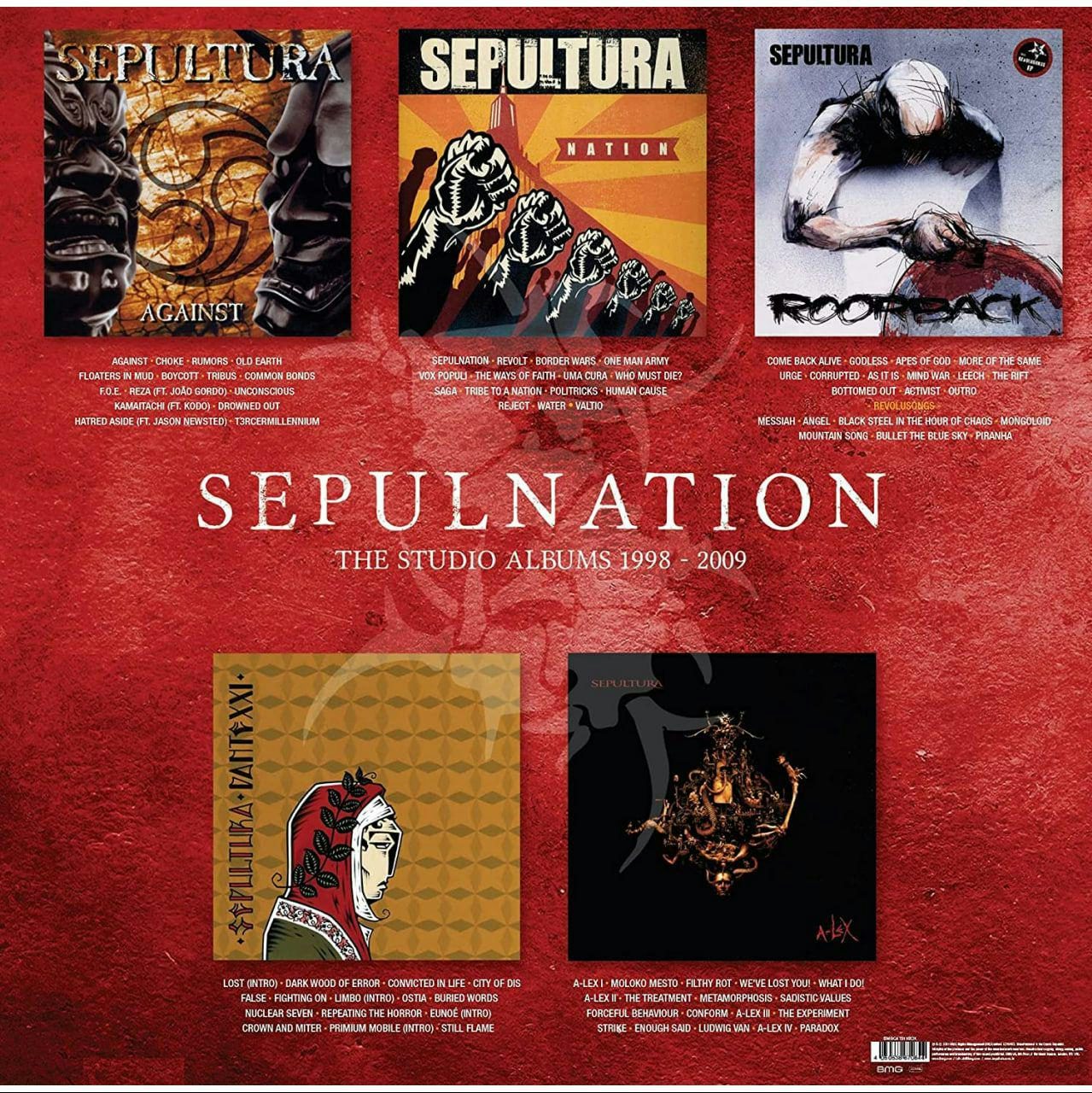 Sepultura Sepulnation: The Studio Albums 1998 - 2009 (Limited
