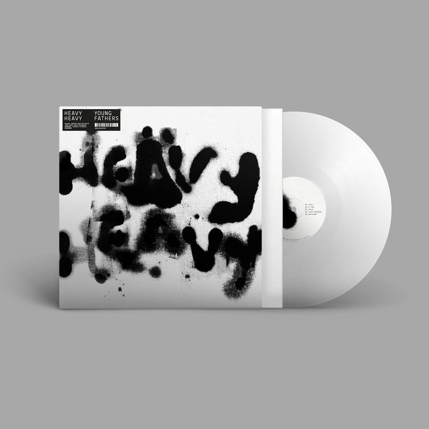 Young Fathers Heavy Heavy (Deluxe Edition  White Vinyl Vinyl Record