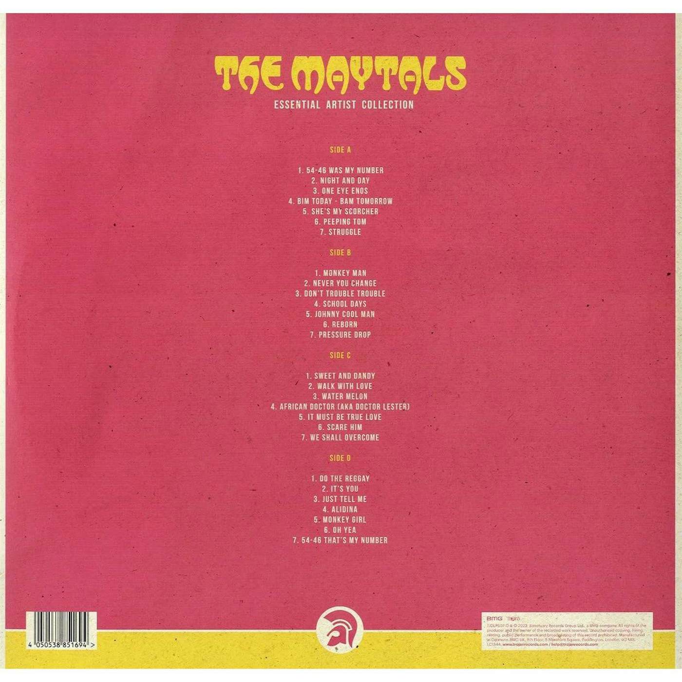 The Maytals Essential Artist Collection Vinyl Record