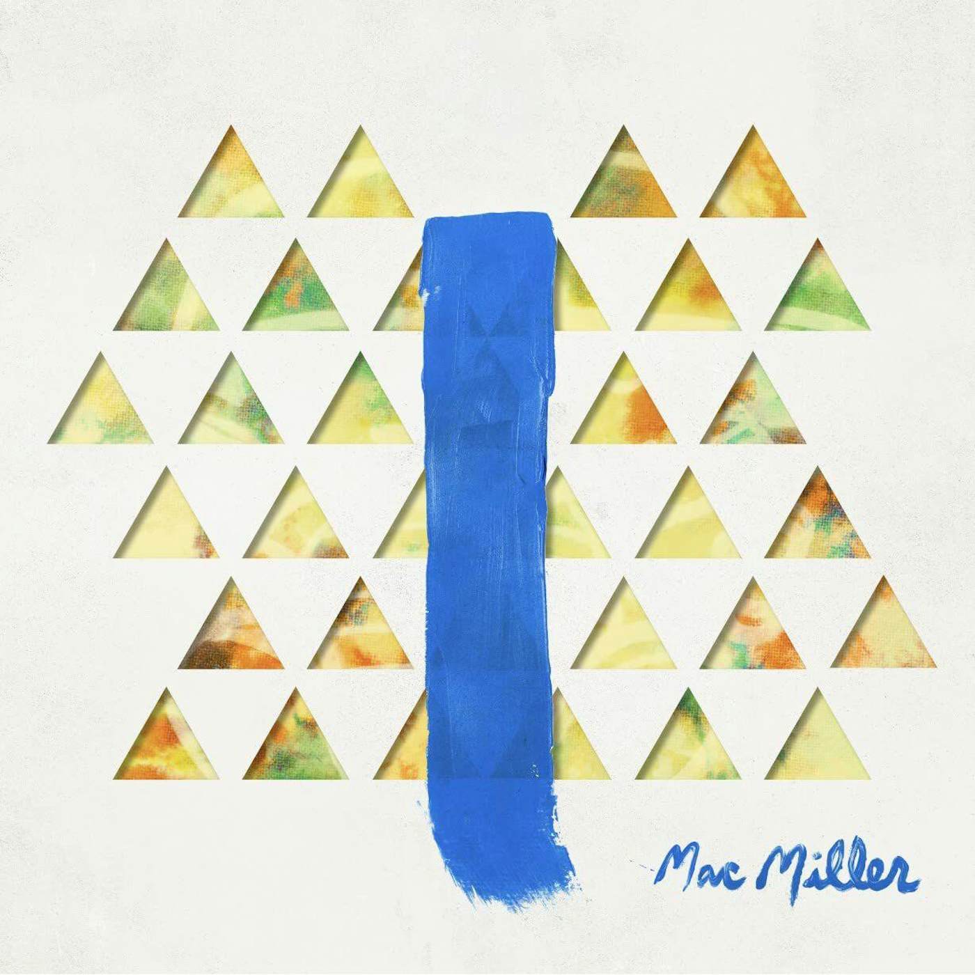 Mac Miller Blue Slide Park Album Cover T-Shirt Black