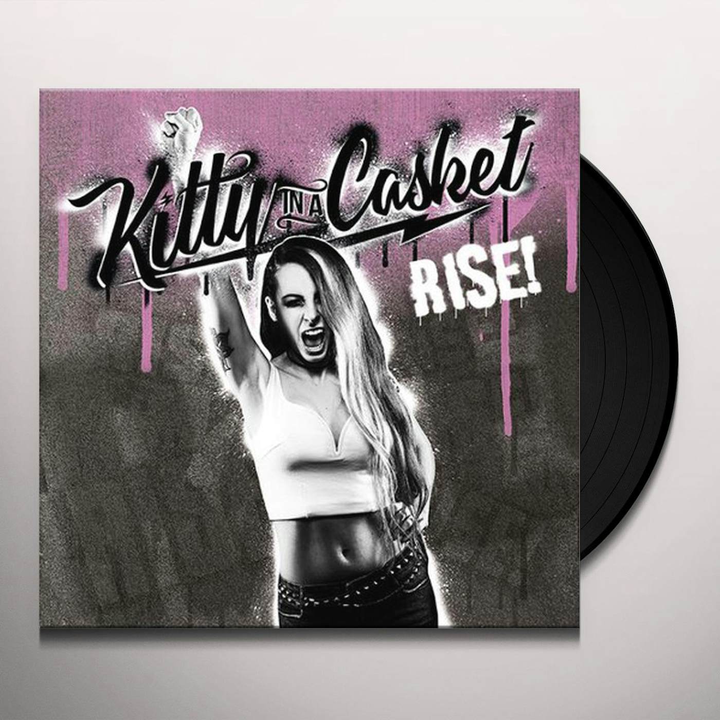 Kitty In A Casket Rise Vinyl Record