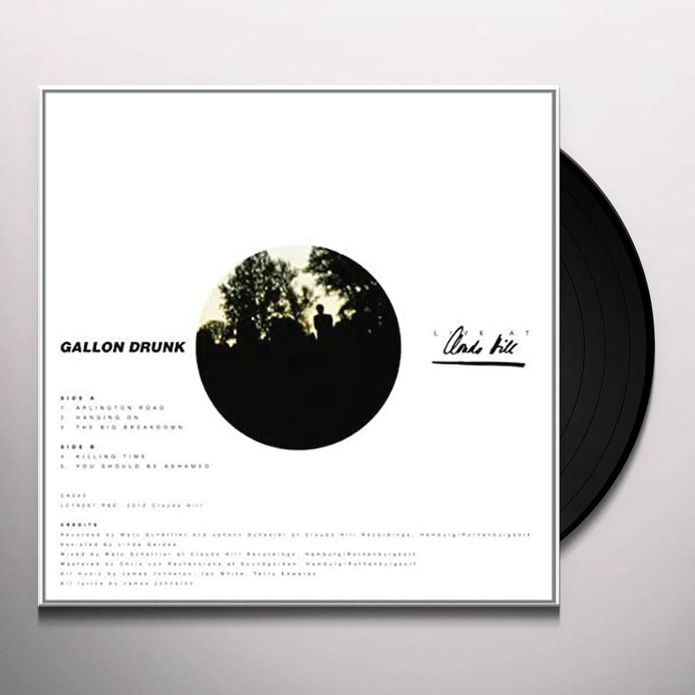 Gallon Drunk Live At Clouds Hill Vinyl Record