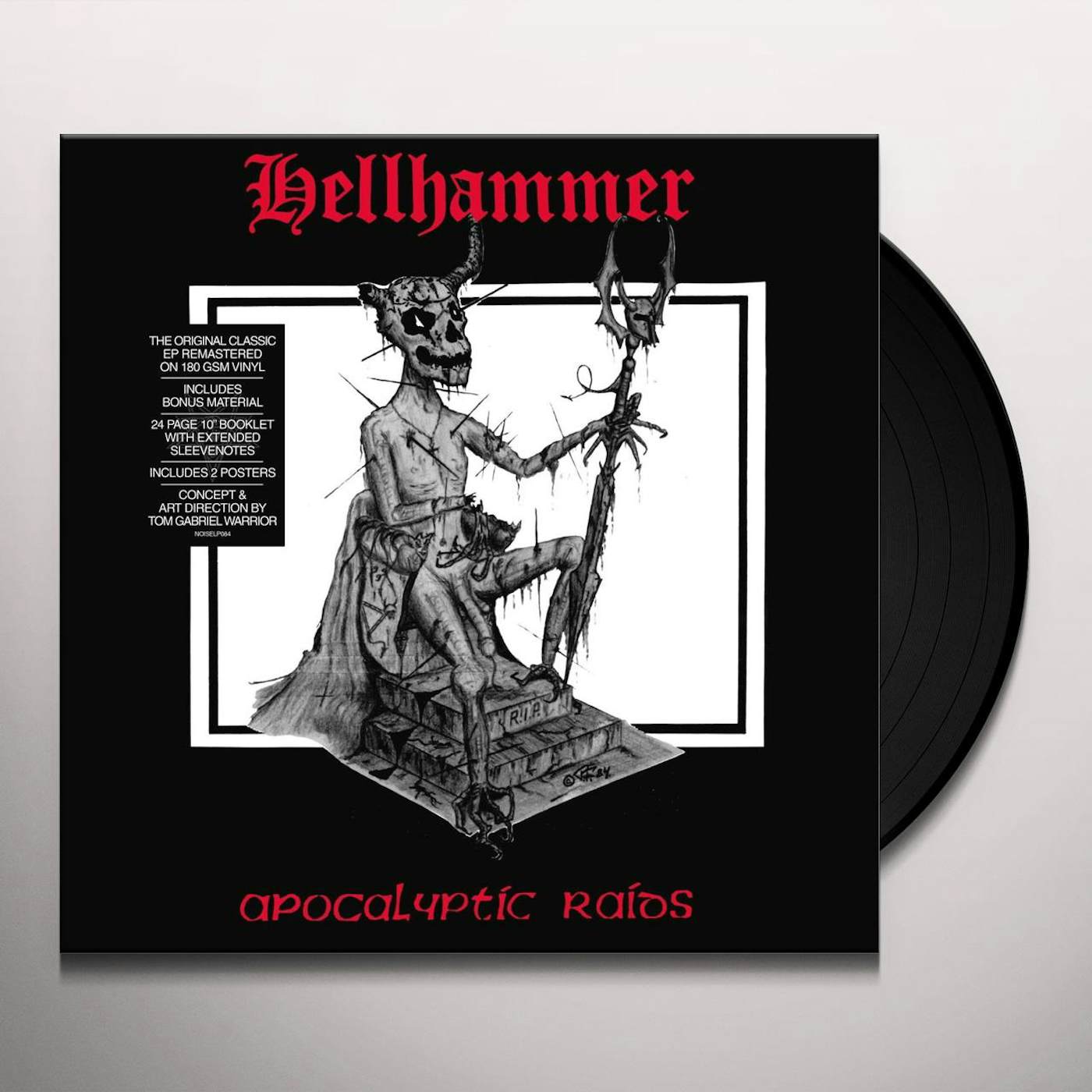 Hellhammer Apocalyptic Raids Vinyl Record