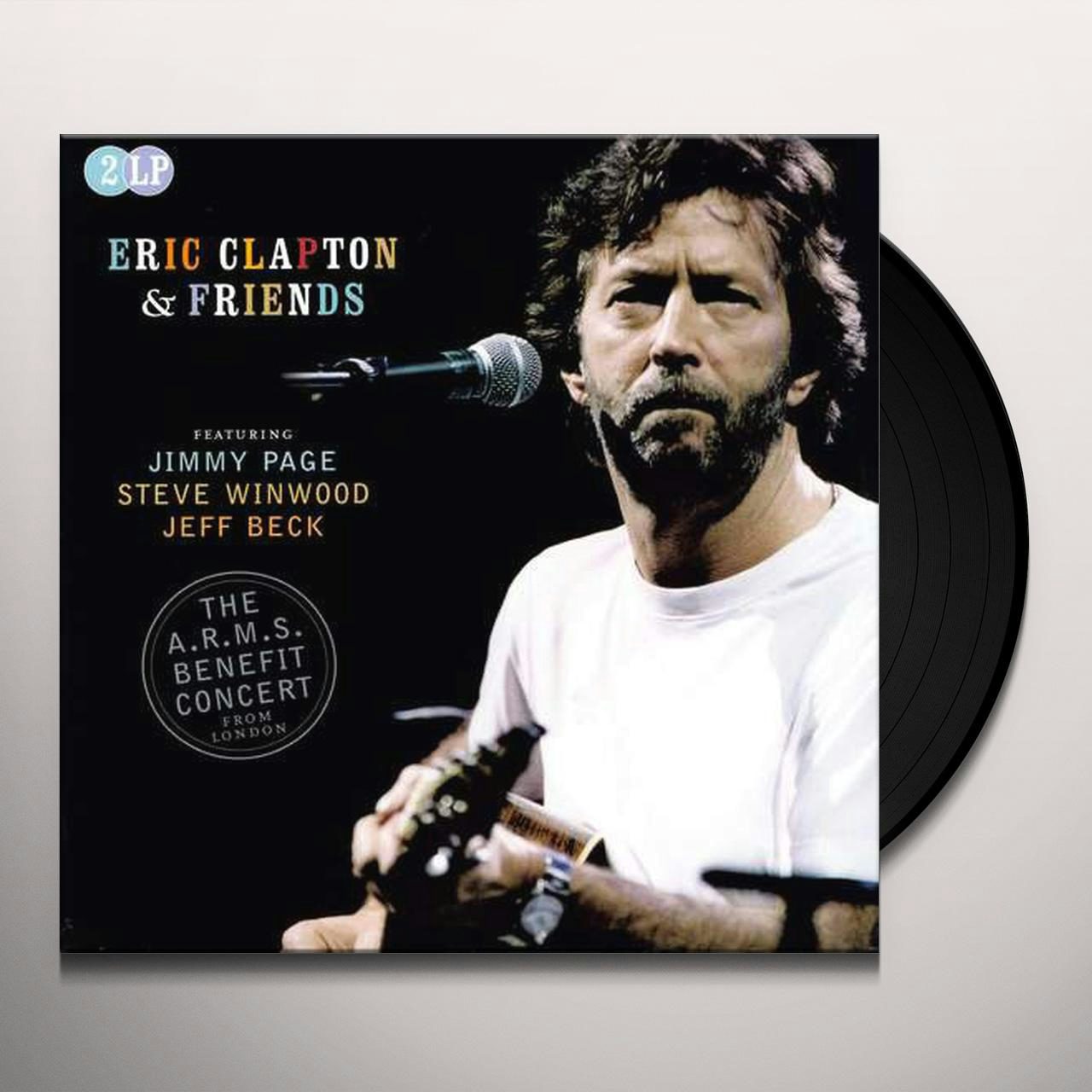 Eric Clapton ARMS BENEFIT CONCERT Vinyl Record - Holland Release