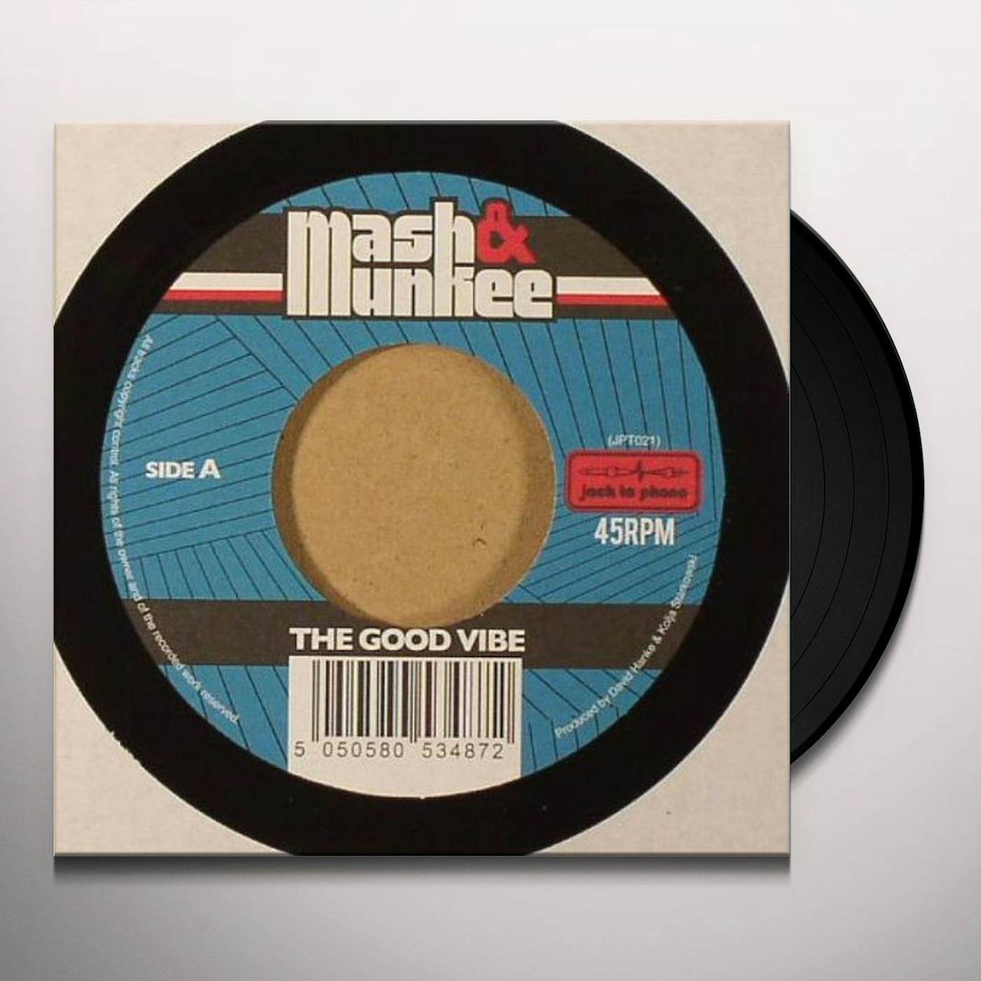 Mash & Munkee GOOD VIBE Vinyl Record - UK Release