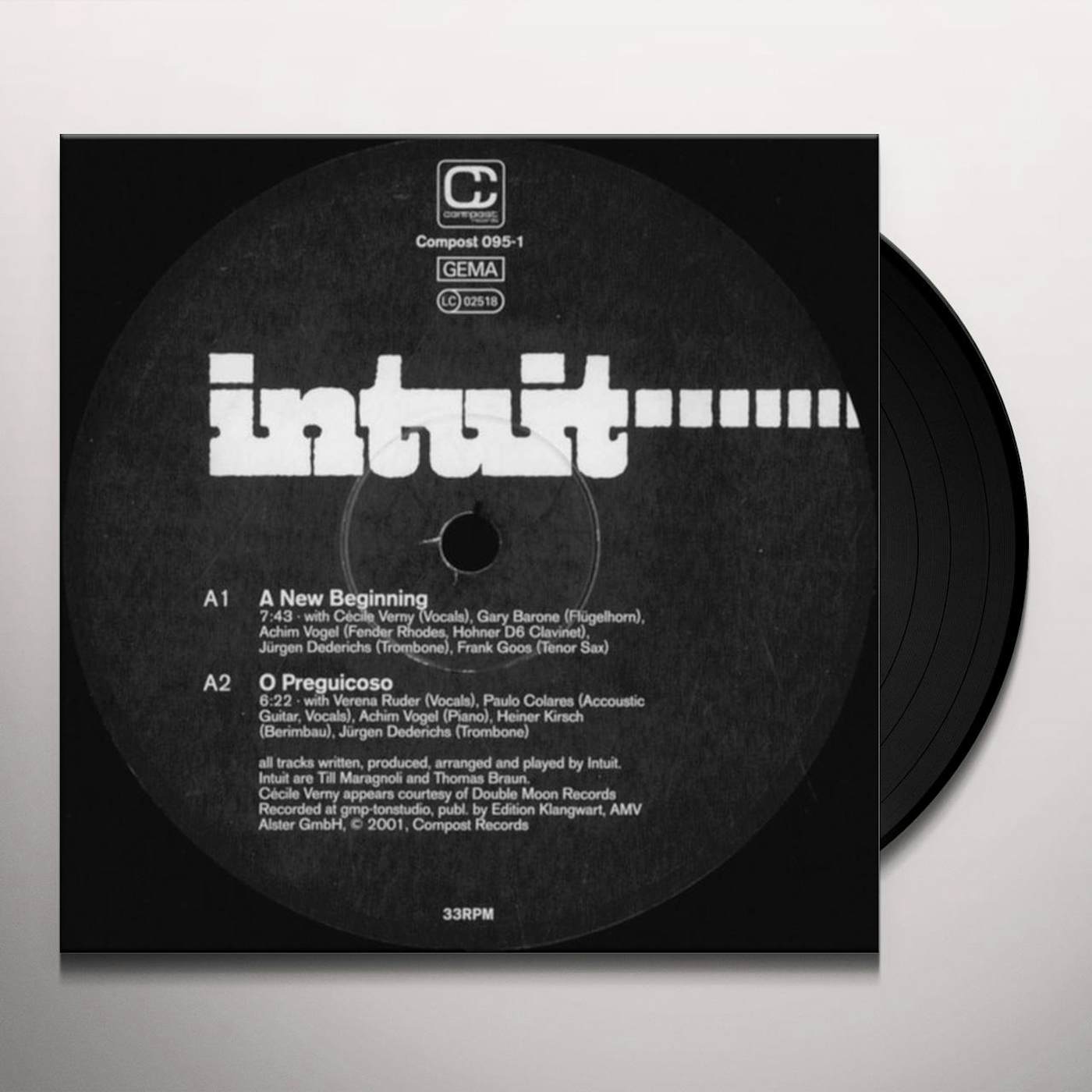 Intuit NEW BEGINNING Vinyl Record