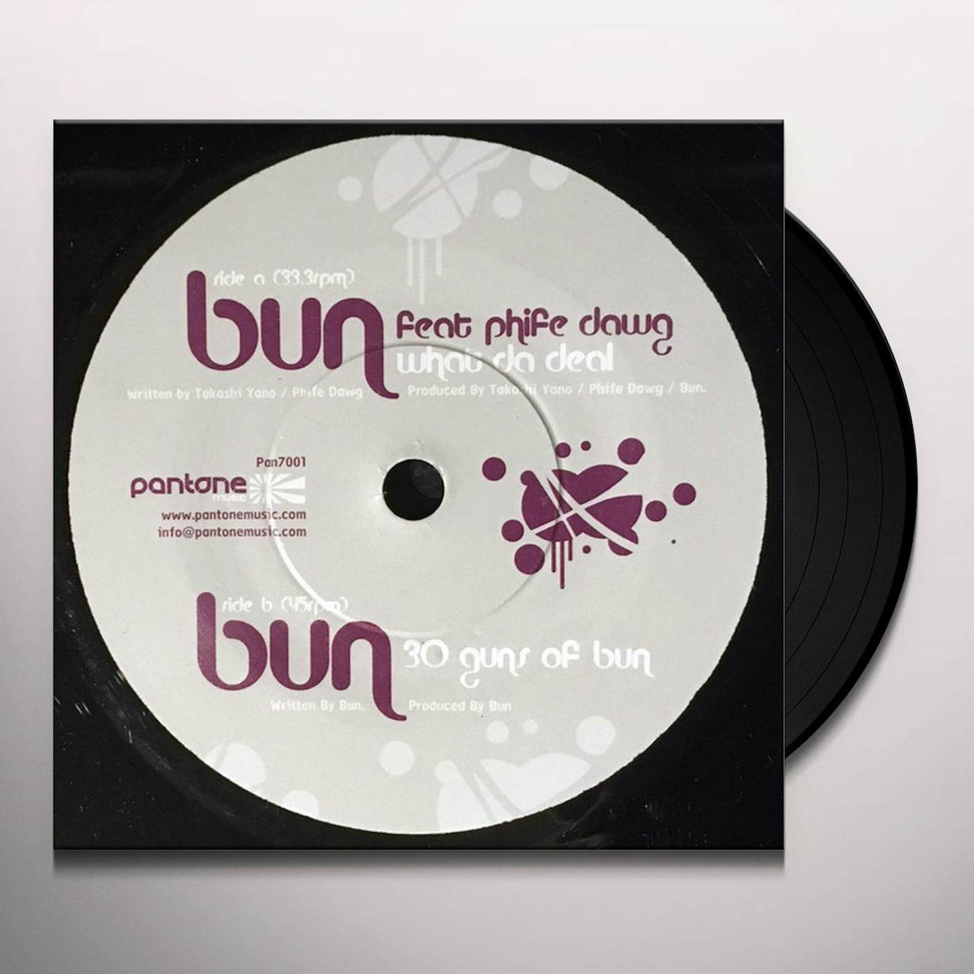 Bun Ft Phife Dawg WHAT THE DEAL? Vinyl Record - UK Release