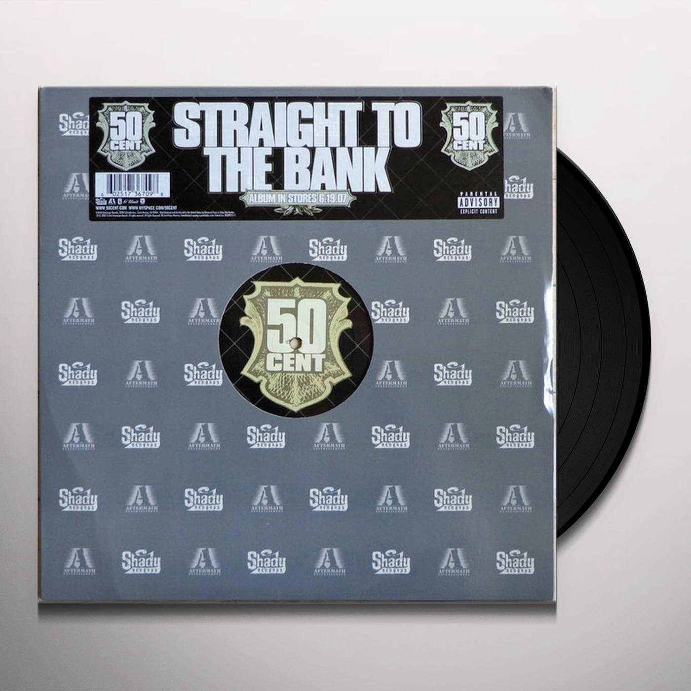 50 Cent STRAIGHT TO THE BANK (X4) Vinyl Record