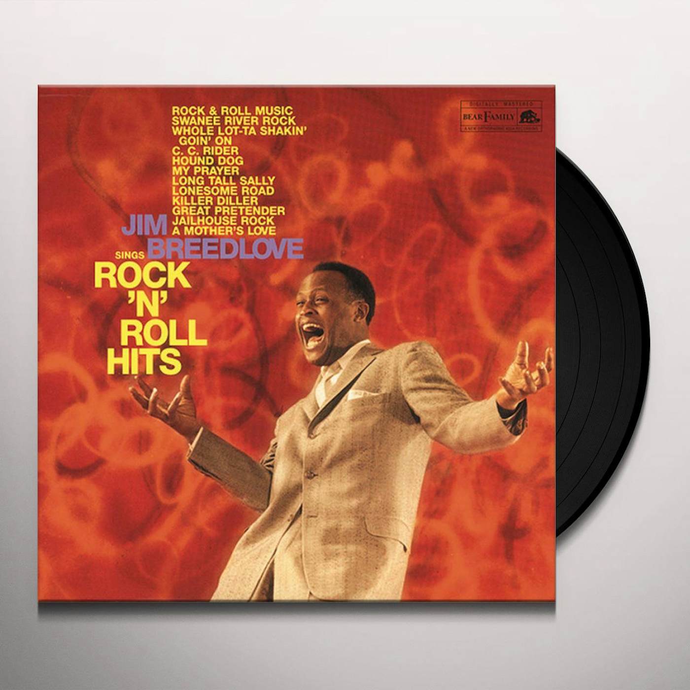 Jim Breedlove SINGS ROCK & ROLL HITS Vinyl Record