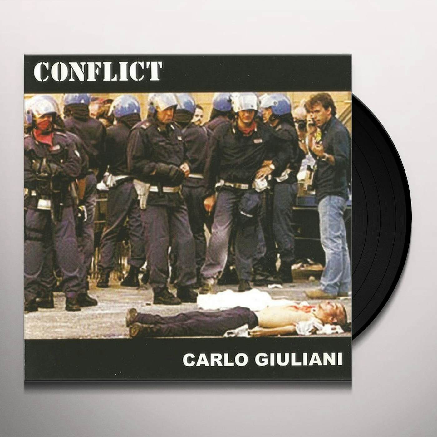 Conflict Carlo Giuliani Vinyl Record