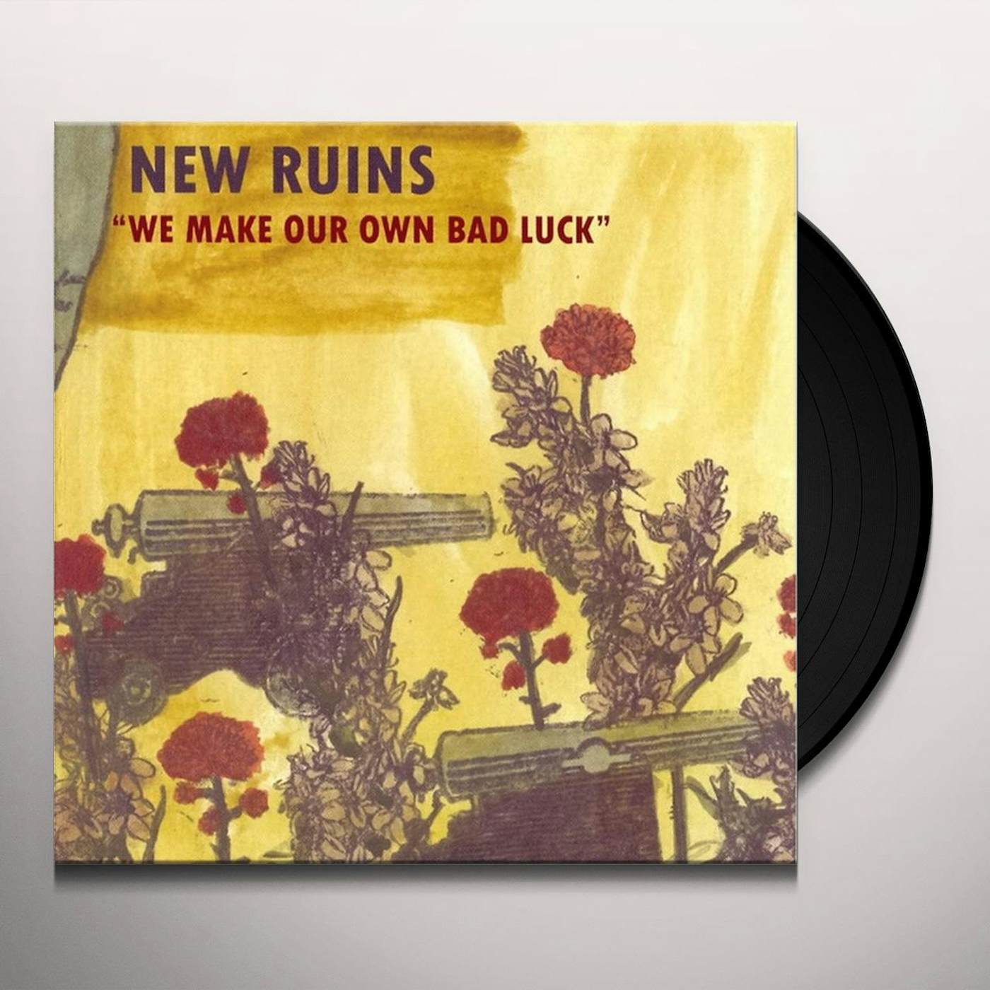 New Ruins WE MAKE OUR OWN BAD LUCK Vinyl Record - Limited Edition