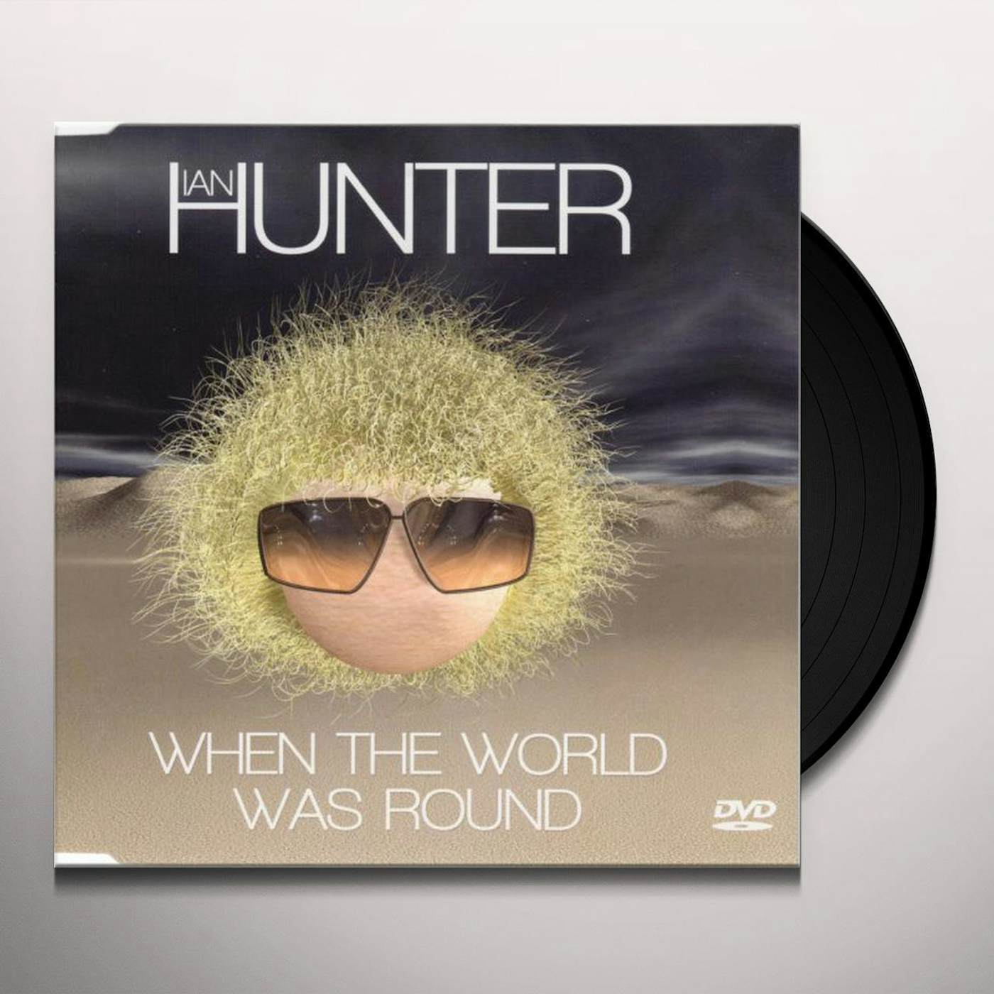 Ian Hunter WHEN THE WORLD WAS ROUND Vinyl Record - UK Release