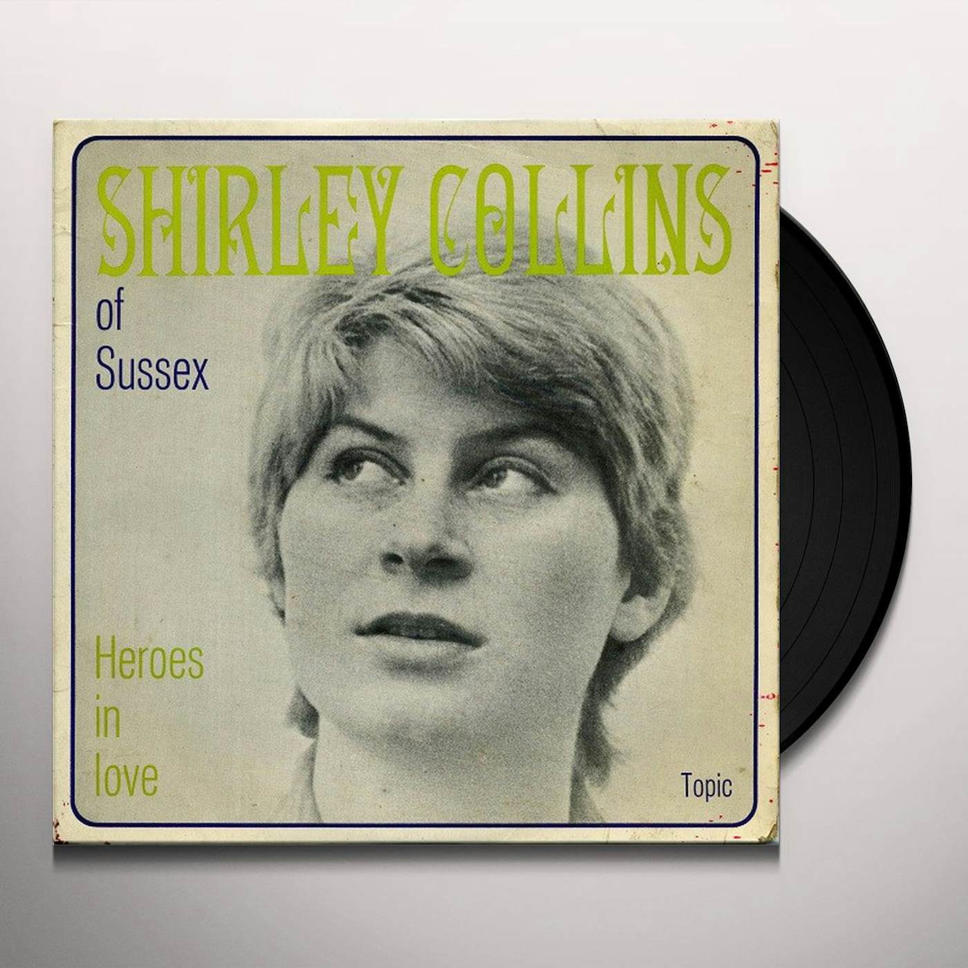 Shirley Collins HEROES IN LOVE Vinyl Record - UK Release