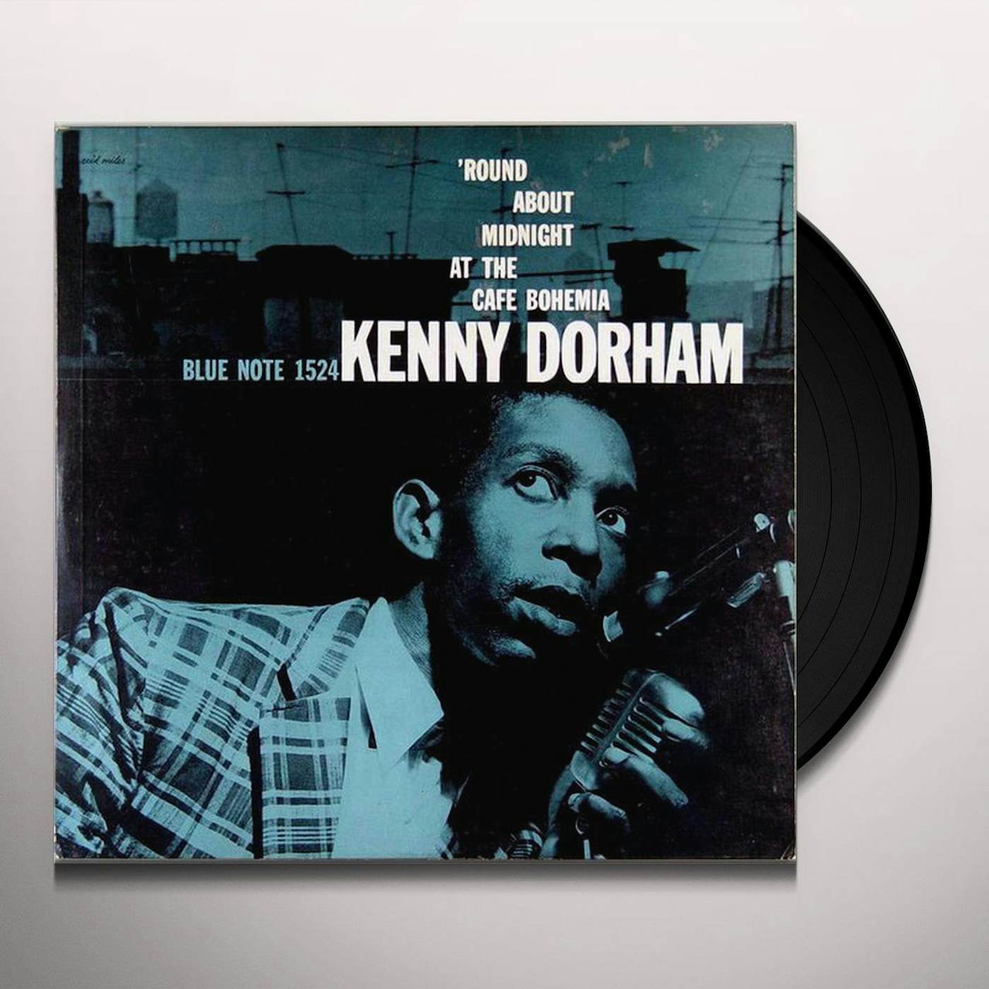 Kenny Dorham ROUND ABOUT MIDNIGHT AT THE CAFE BOHEMIA Vinyl Record - Gatefold Sleeve
