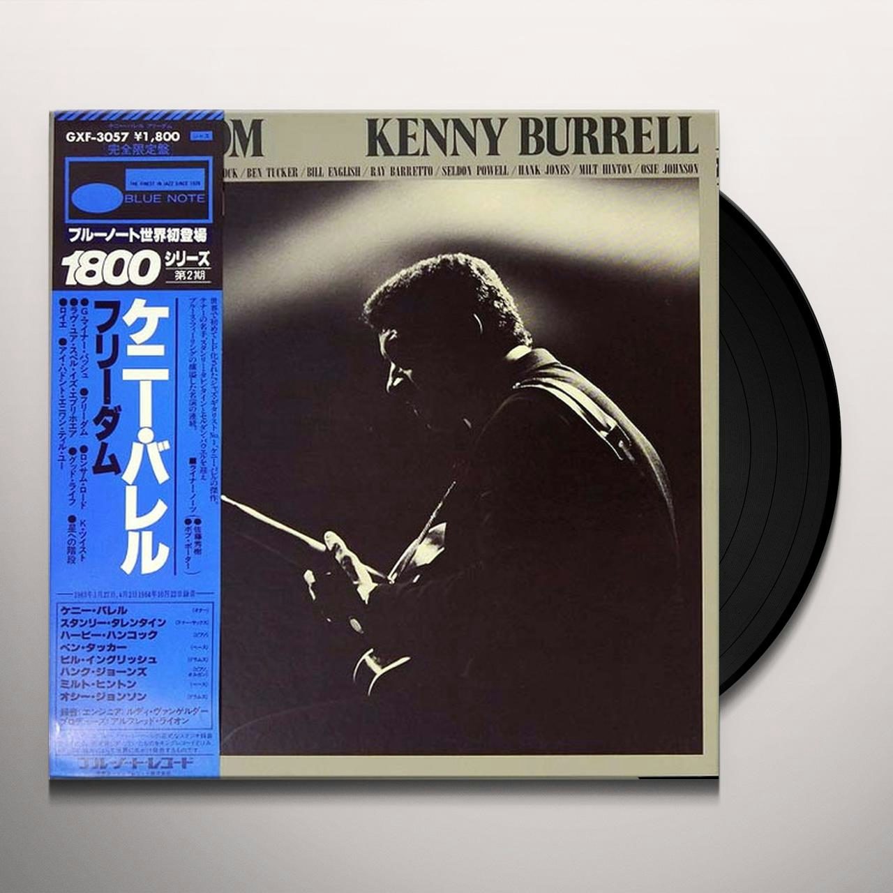 Kenny Burrell FREEDOM Vinyl Record - Gatefold Sleeve, Limited Edition, 180  Gram Pressing, Remastered