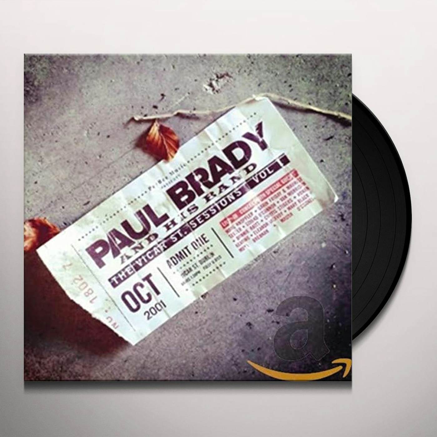 Paul Brady VICAR ST. SESSIONS 1 Vinyl Record - UK Release