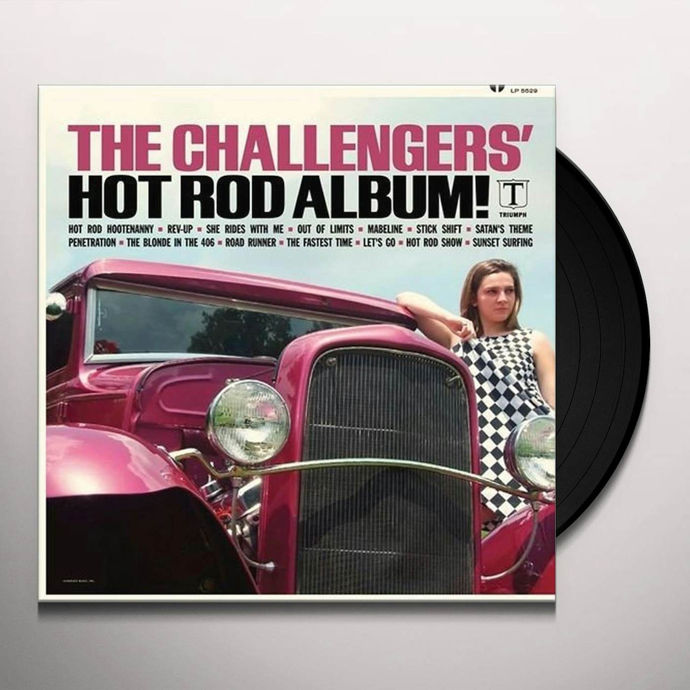 The Challengers HOT ROD ALBUM Vinyl Record