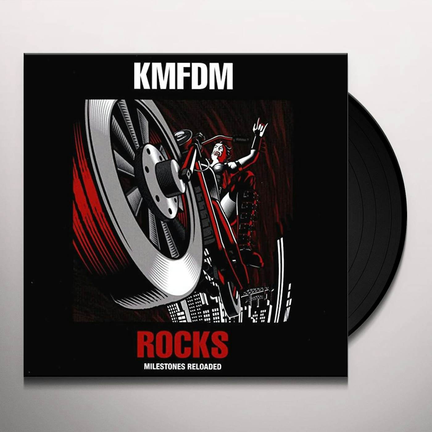 KMFDM ROCKS - MILESTONES RELOADED Vinyl Record - UK Release
