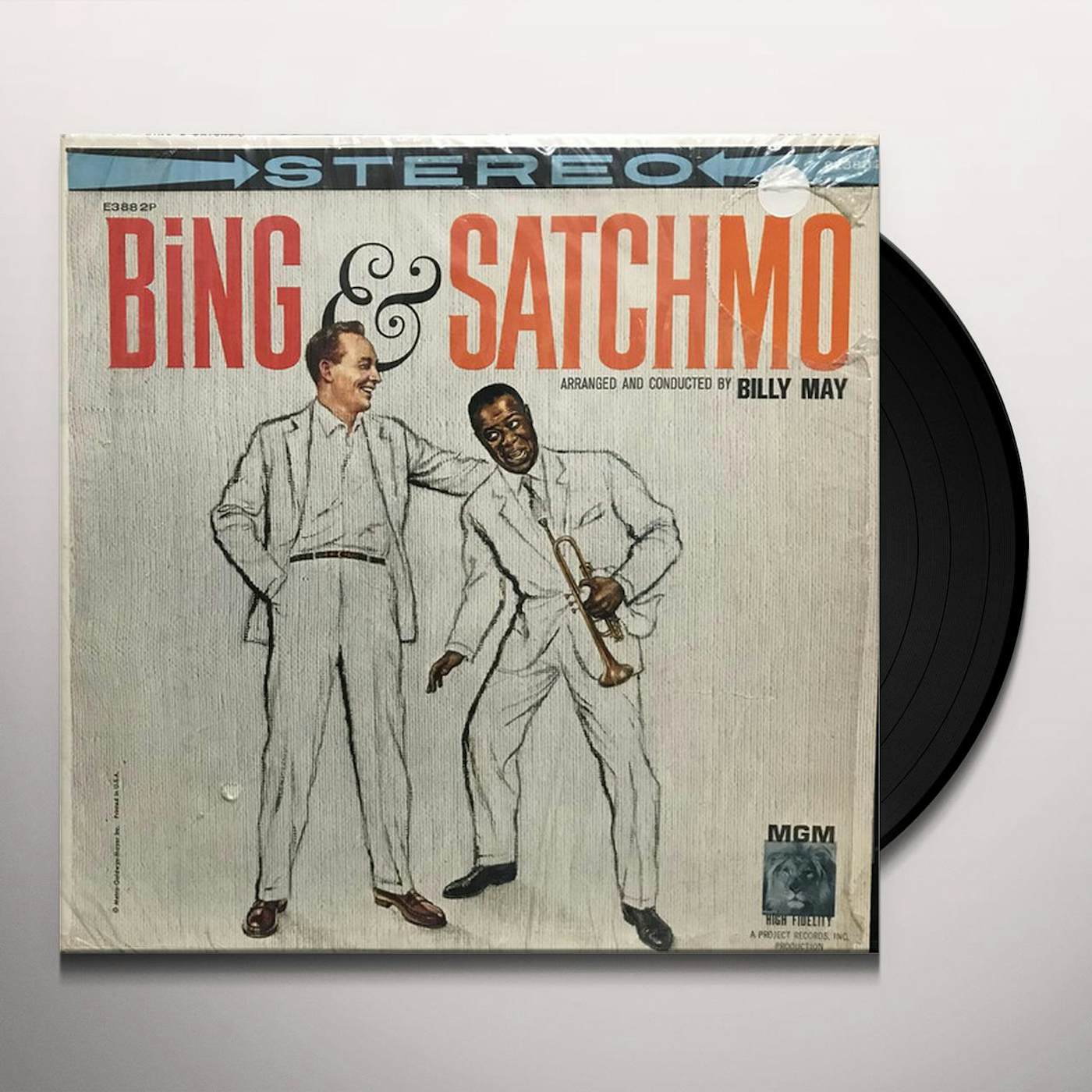 Bing Crosby & Louis Armstrong BING & SATCHMO Vinyl Record