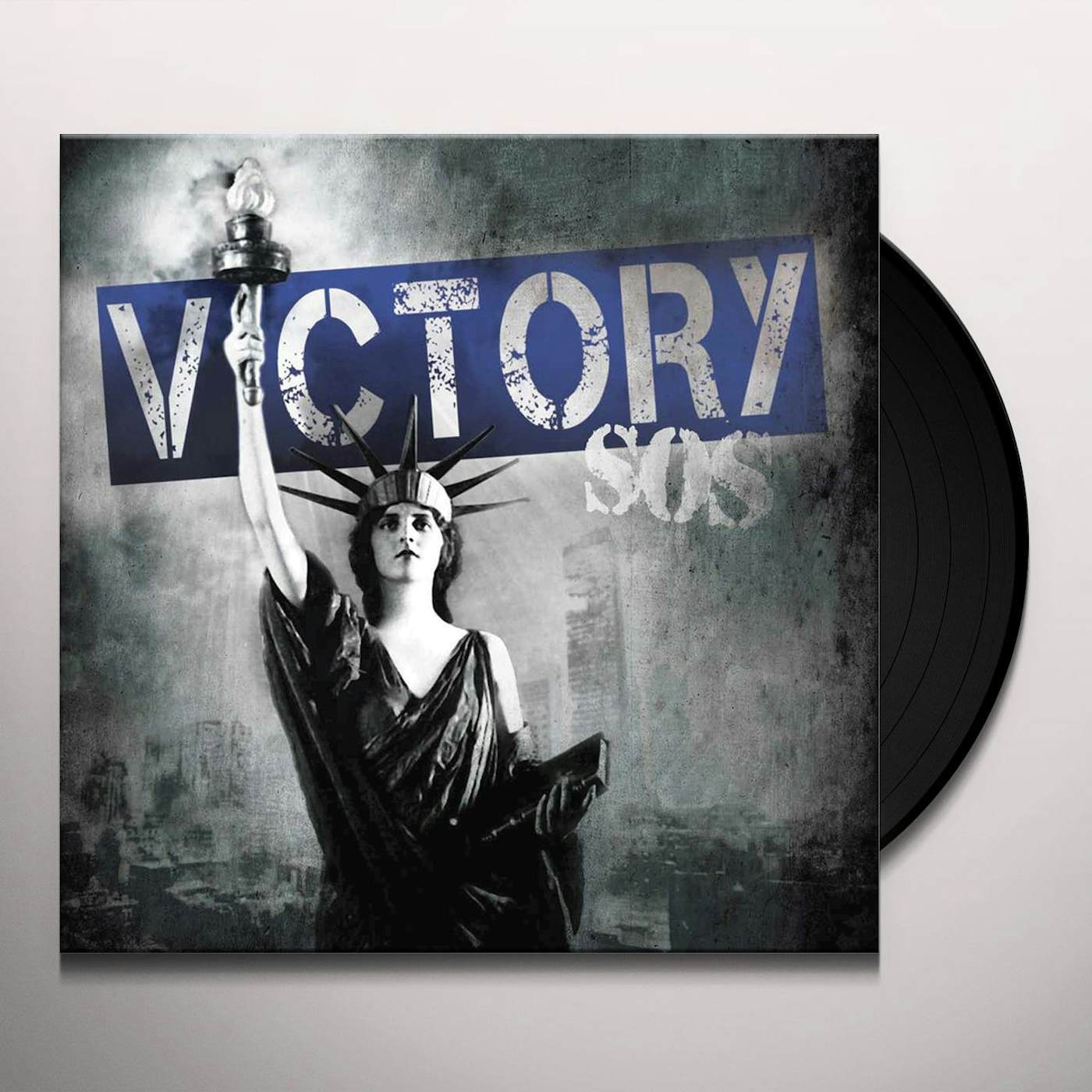 Victory SOS (BLUE WITH WHITE/SILVER/BLACK SPLATTER VINYL/DL CARD/LIMITED) Vinyl Record