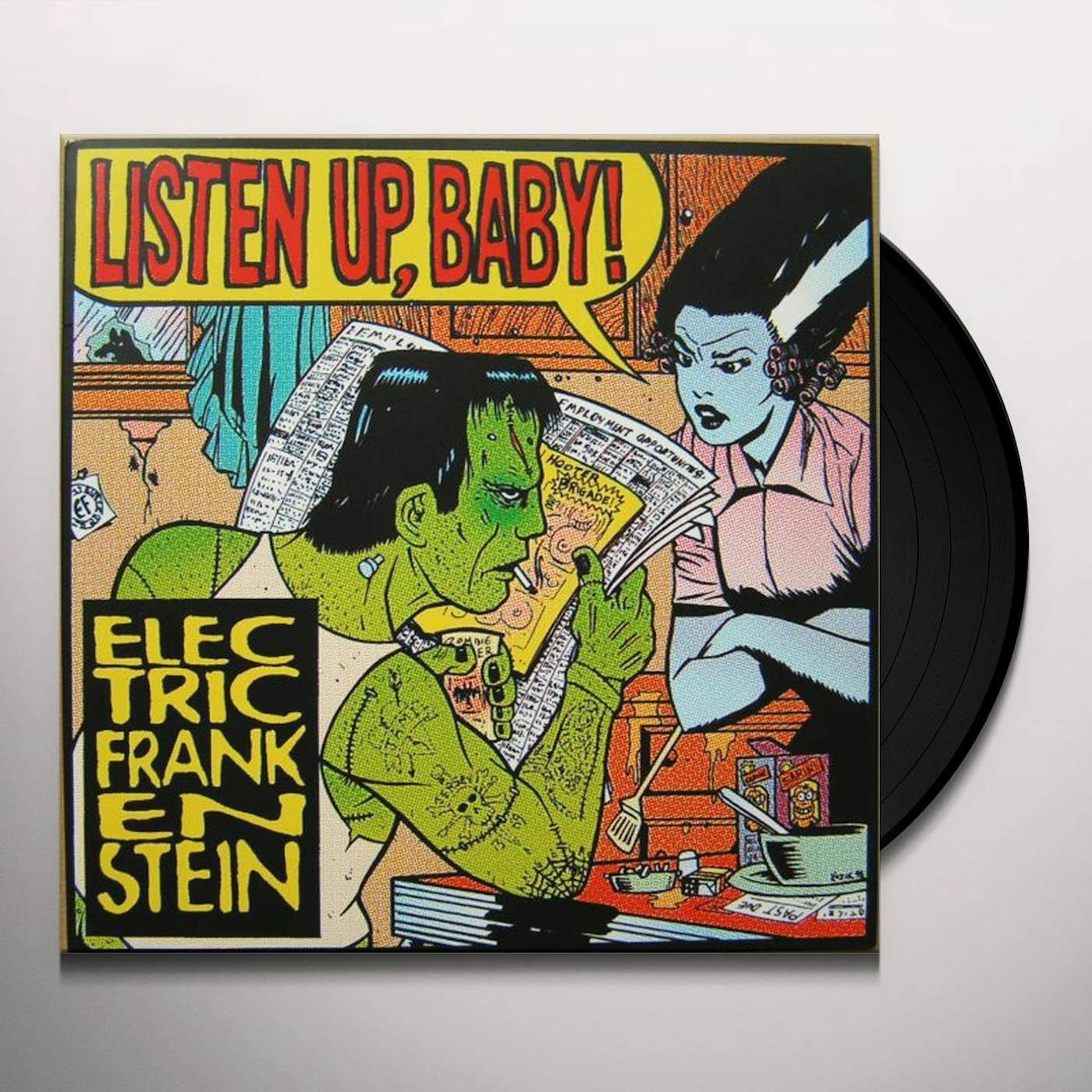 Electric Frankenstein LISTEN UP BABY Vinyl Record