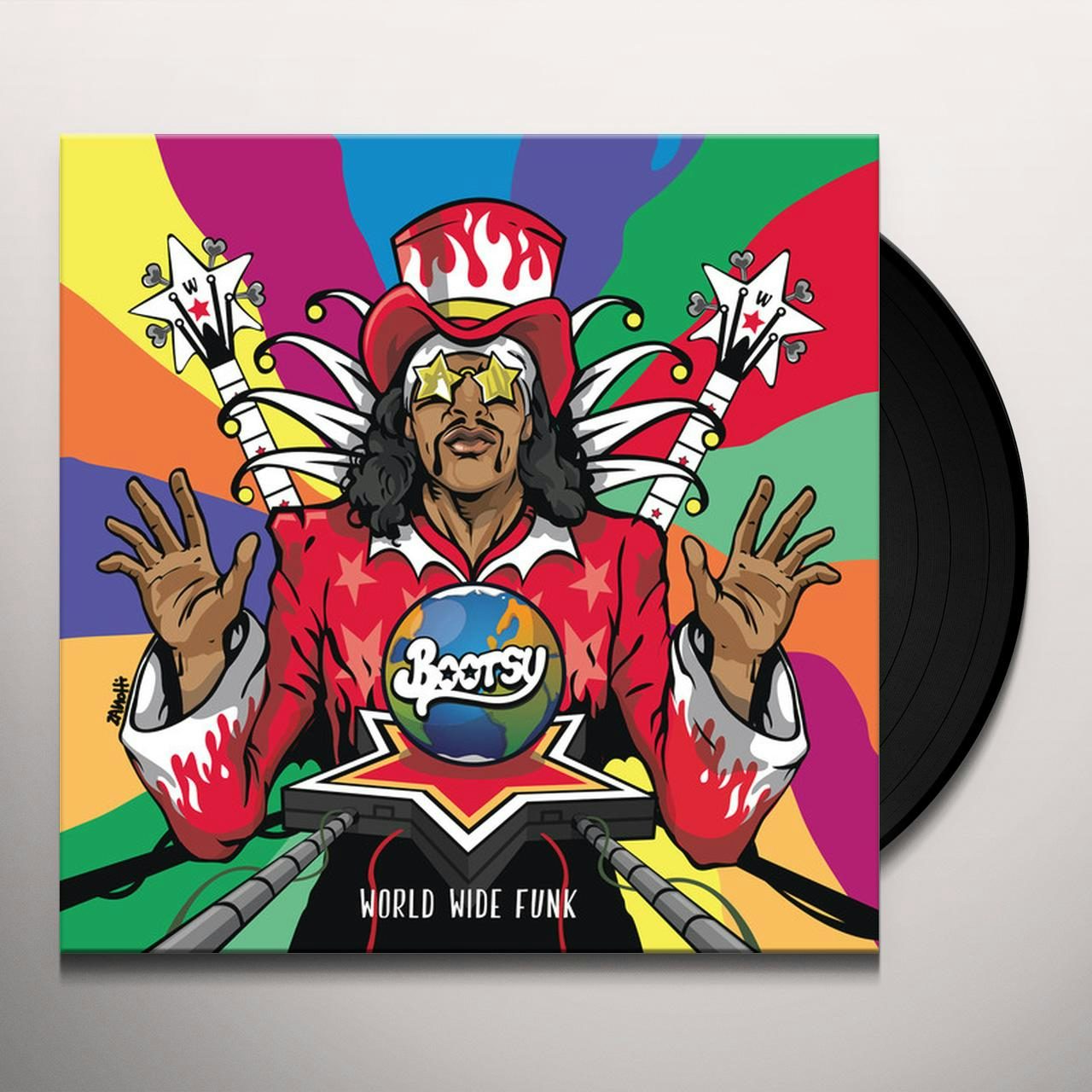 Bootsy Collins WORLD WIDE FUNK Vinyl Record